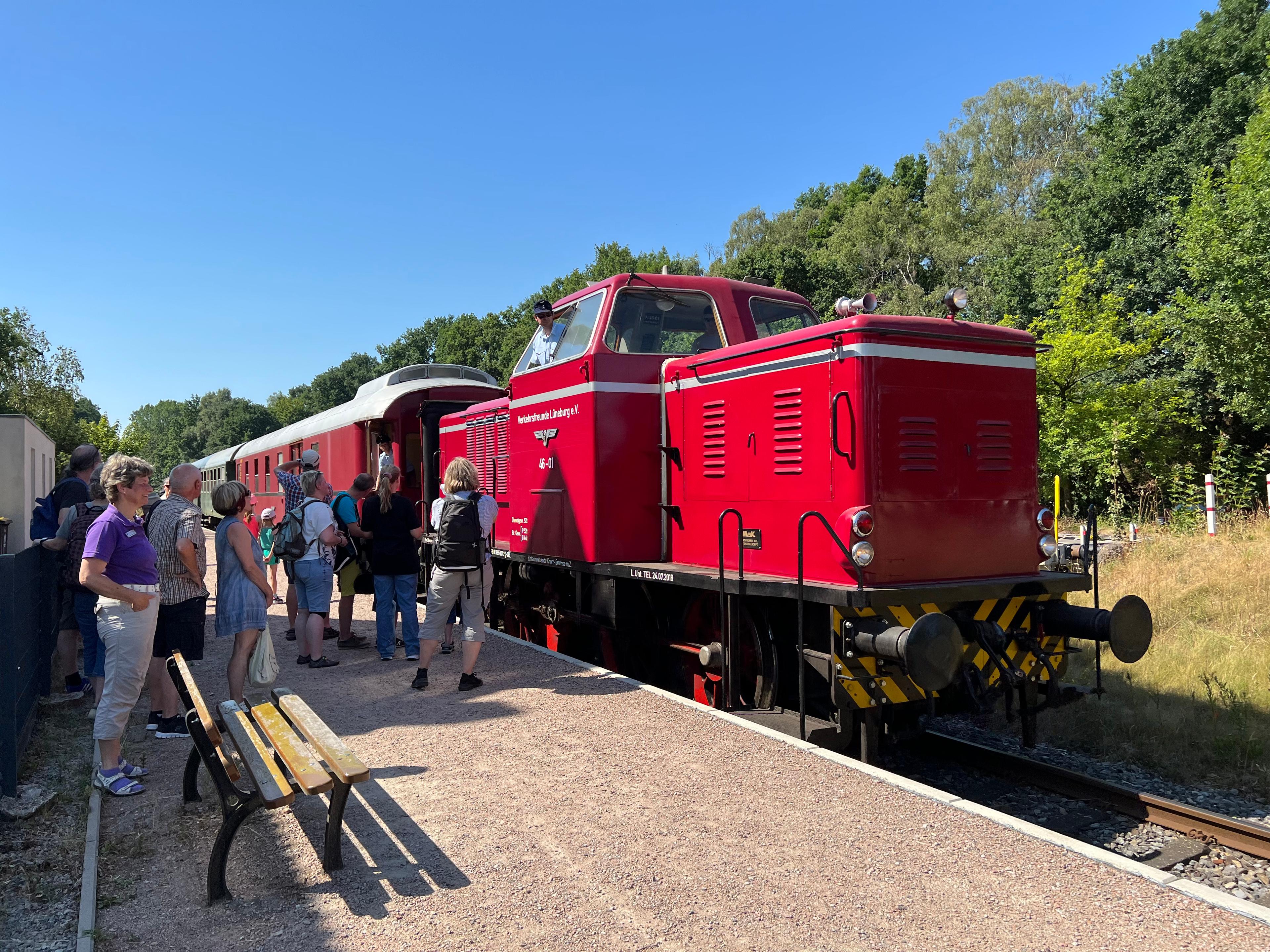 Fahrt mit dem Bispinger Heide-Express 2024