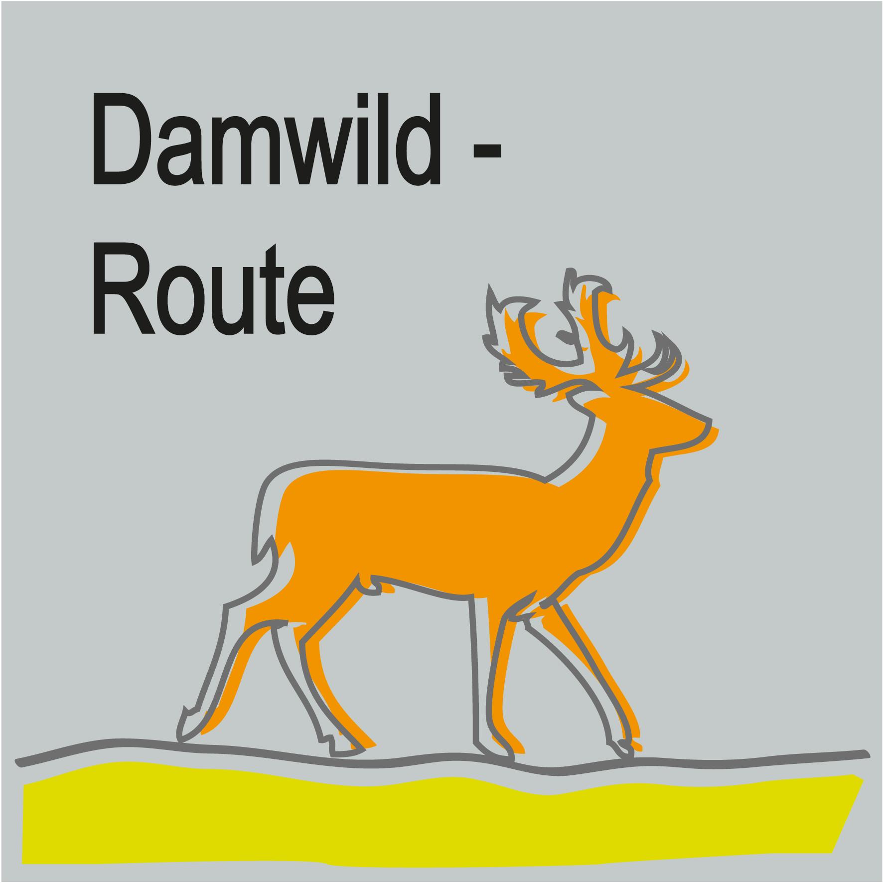 Logo Damwild-Route