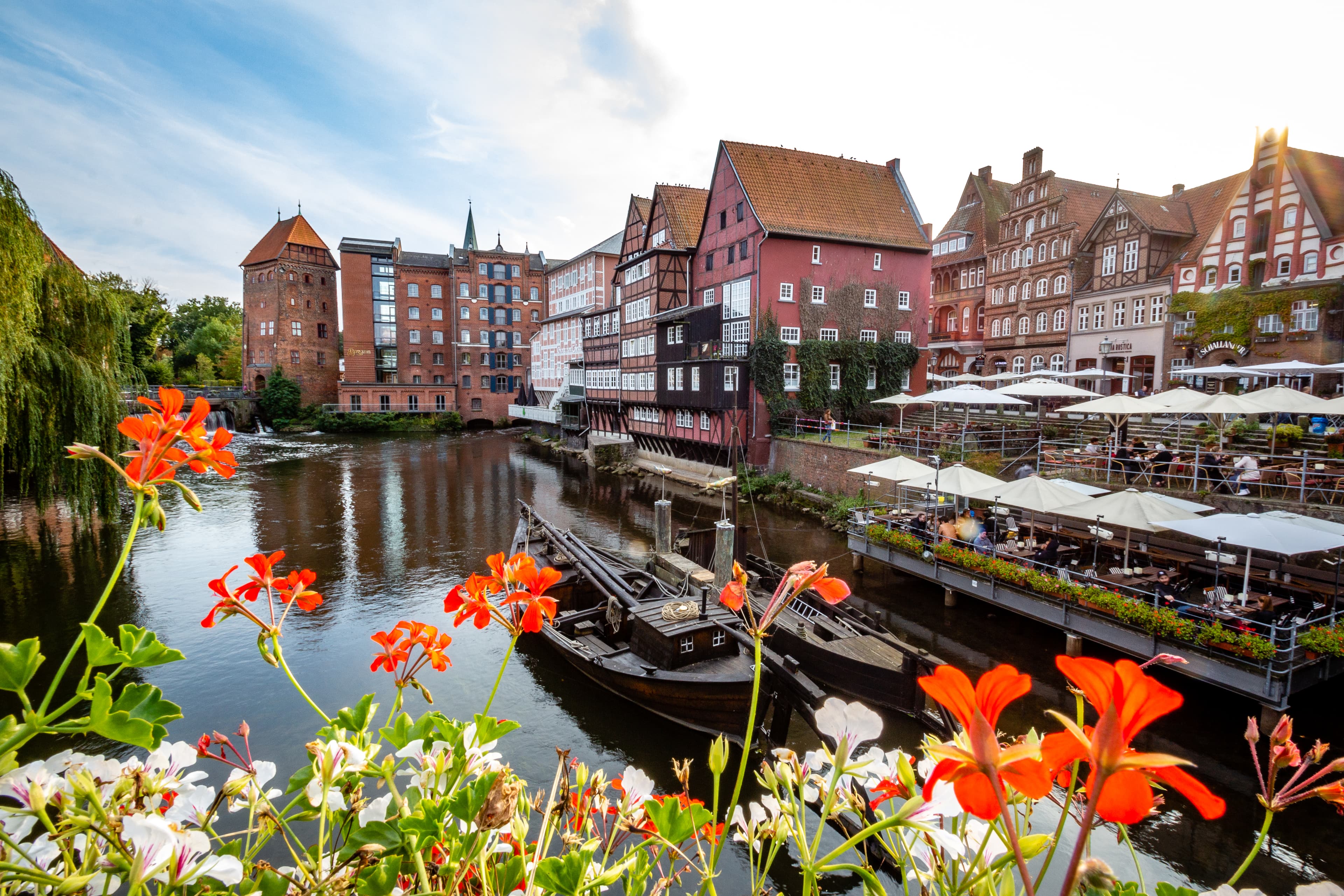 Stintmarkt in Lüneburg - reizvolles Hafenviertel