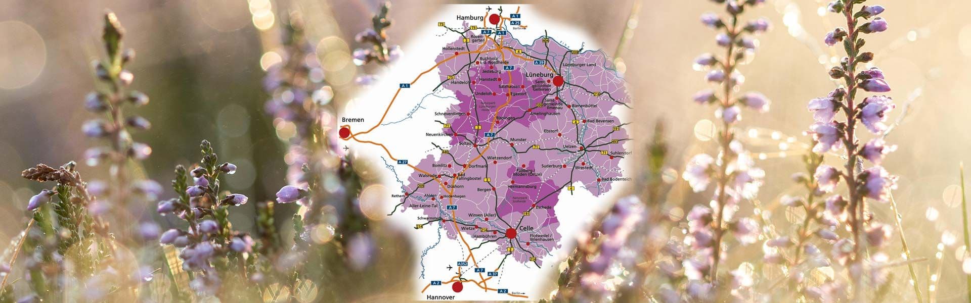 welche städte liegen in der lüneburger heide