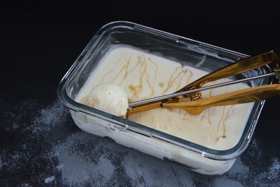 Selbstgemachtes Honig-Eis / Lüneburger Heide