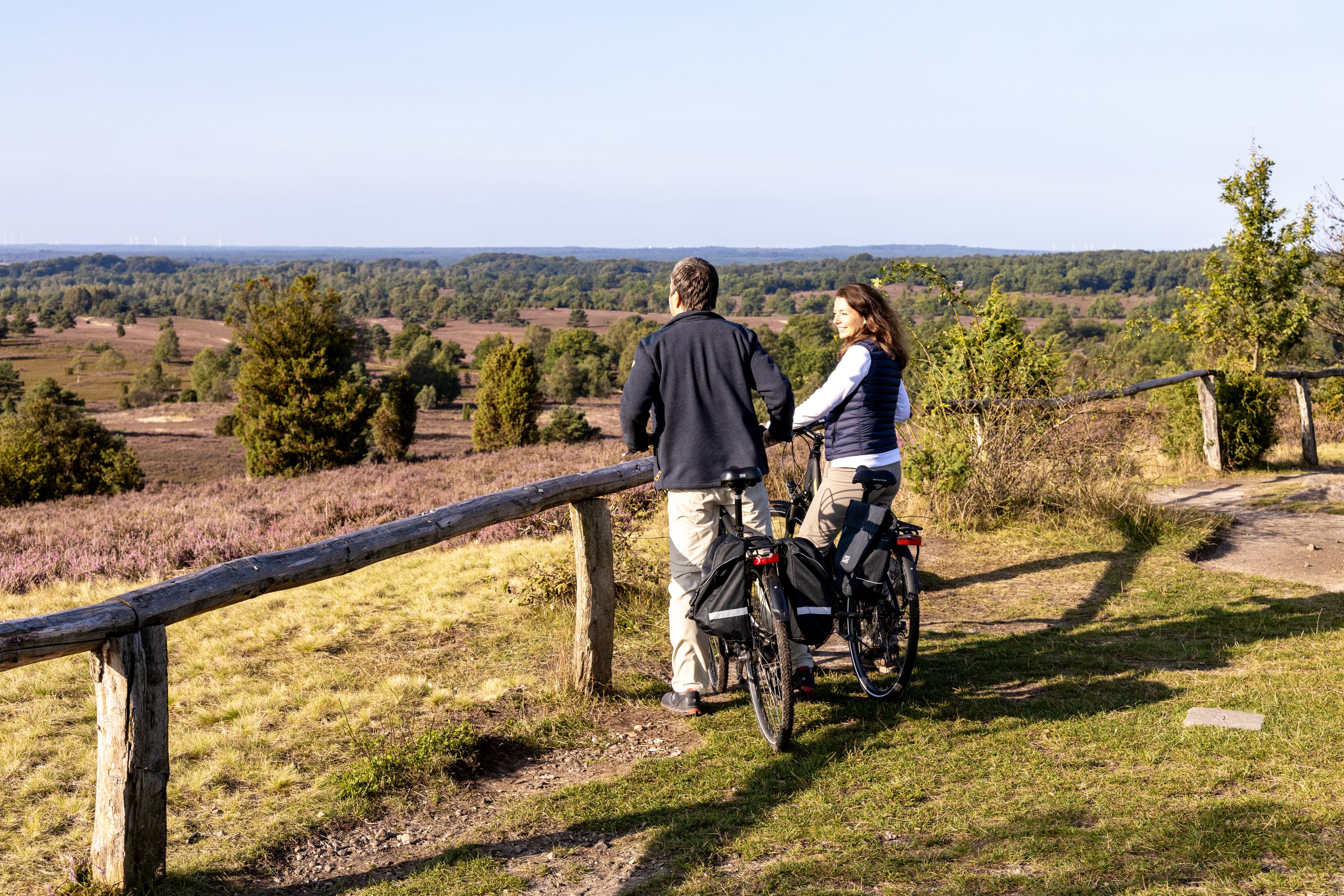 Ausblick auf die Lüneburger Heide