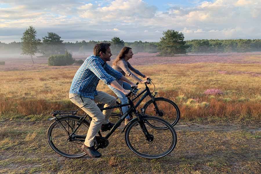 Radwegekarte lüneburger Heide hilft beim Navigieren