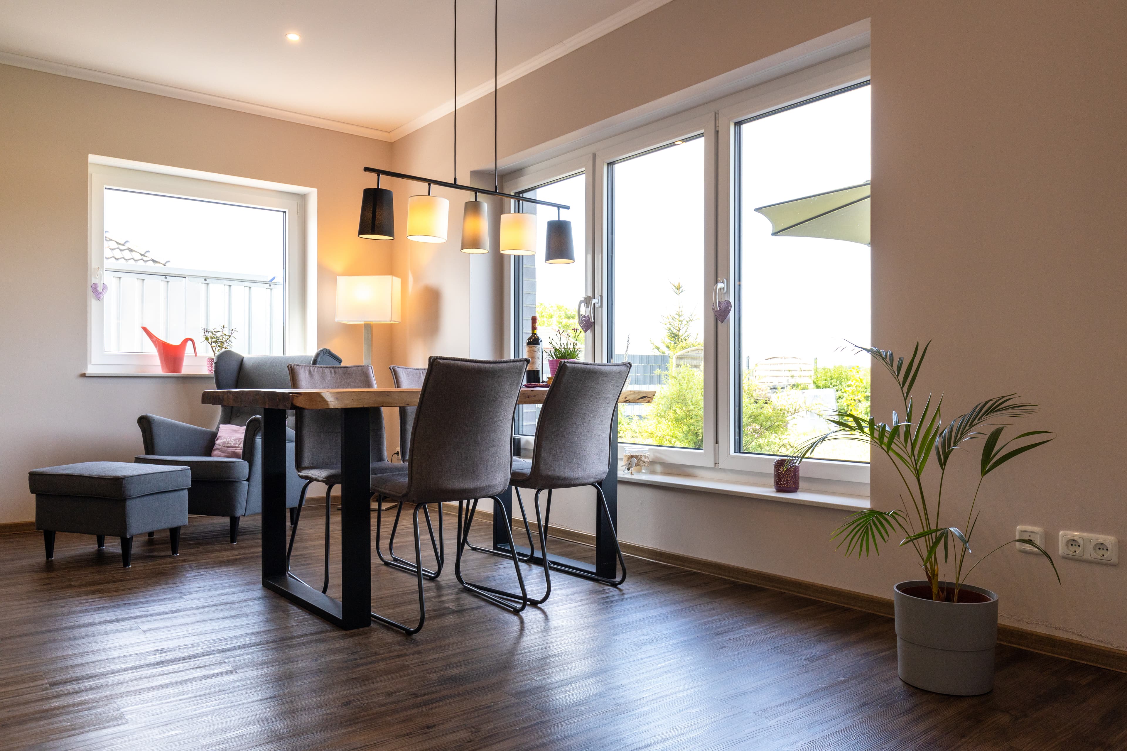 Essbereich im Ferienhaus Südheide in Hermannsburg