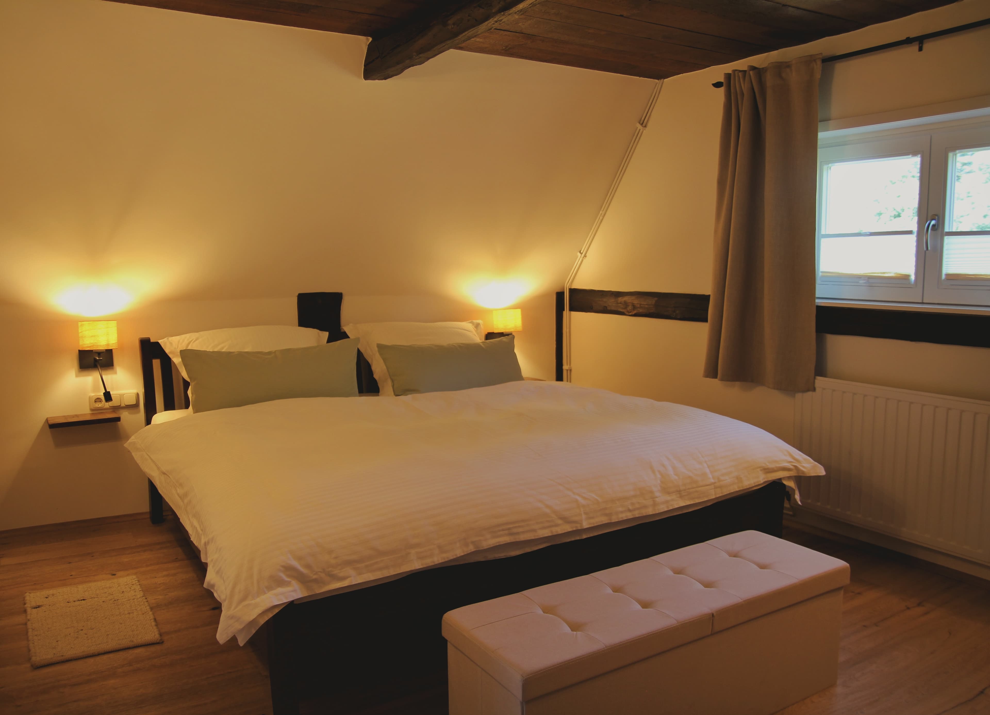 Schlafzimmer in dem Ferienhaus Alter Speicher in Soltau