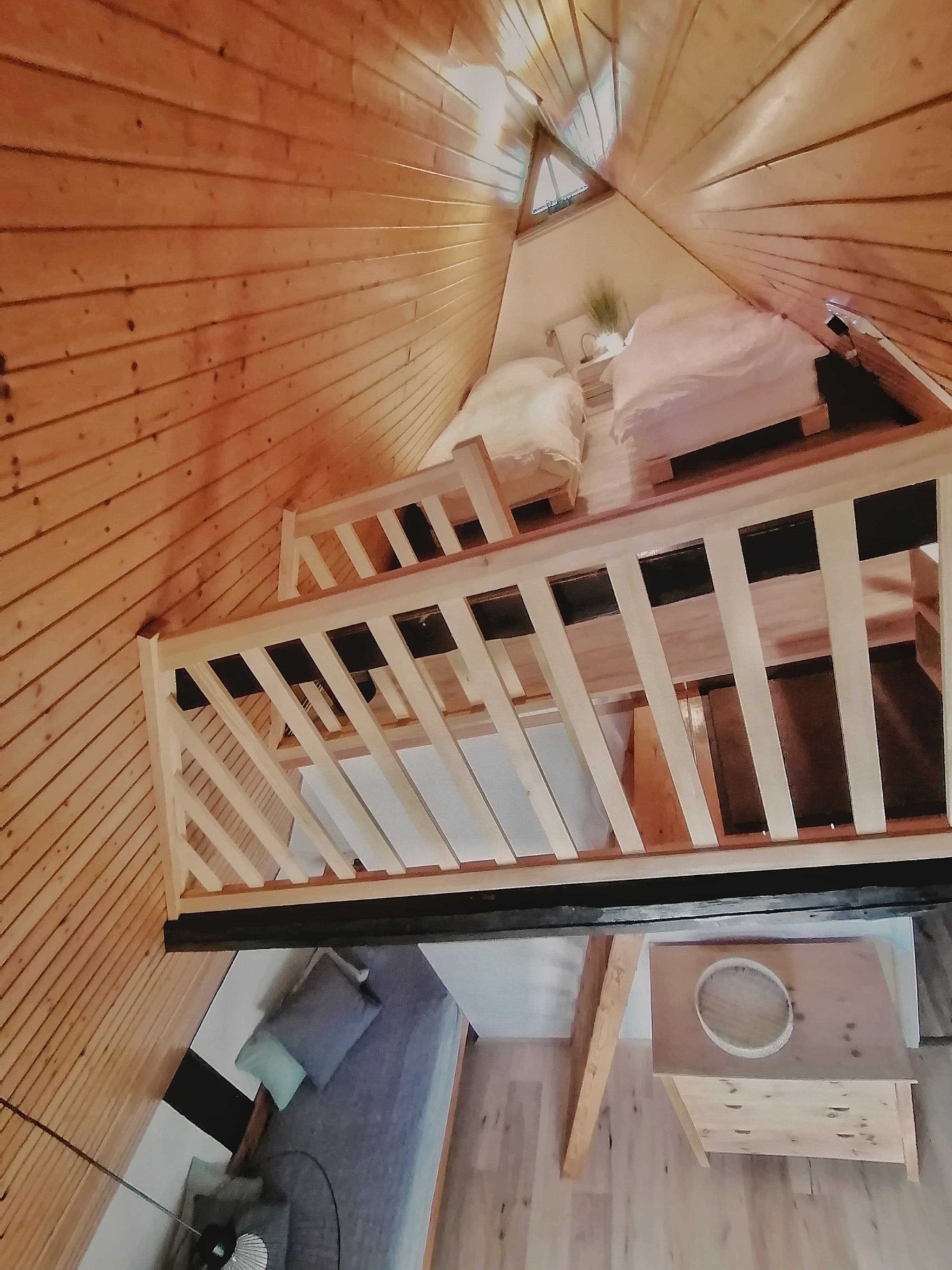 Schlafzimmer in dem Ferienhaus Alter Speicher in Soltau