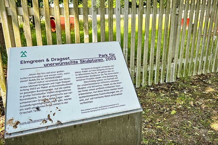 Park für unerwünschte Skulpturen