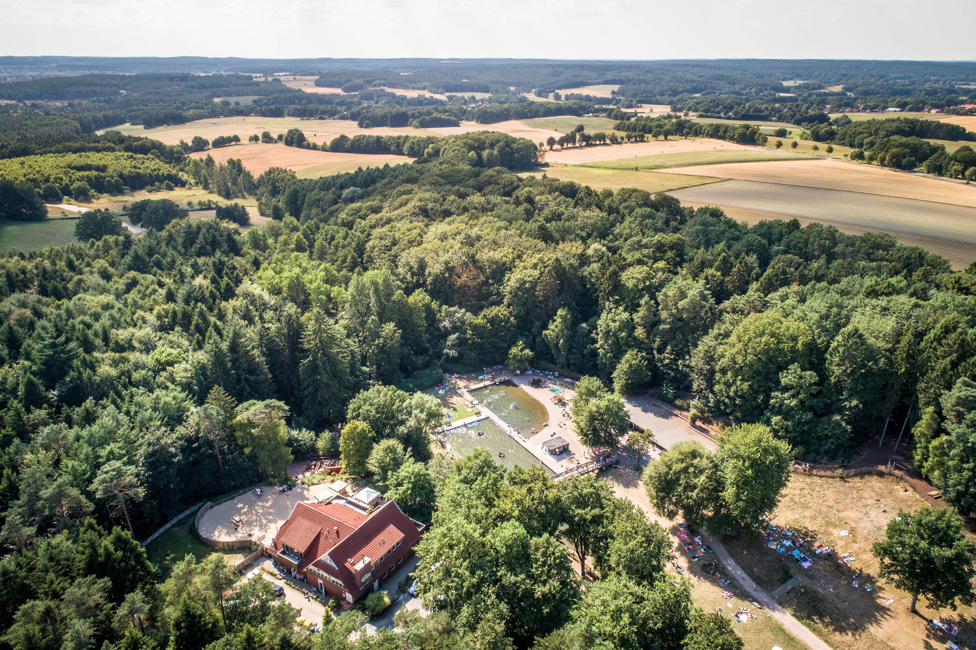 Aquadies in Egestorf von oben