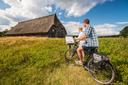 Radfahren am Schafstall in Wesel