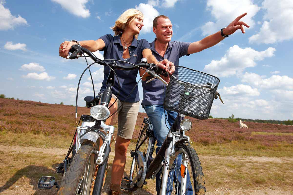 Mit dem Fahrrad auf Tour durch die Lüneburger HEide