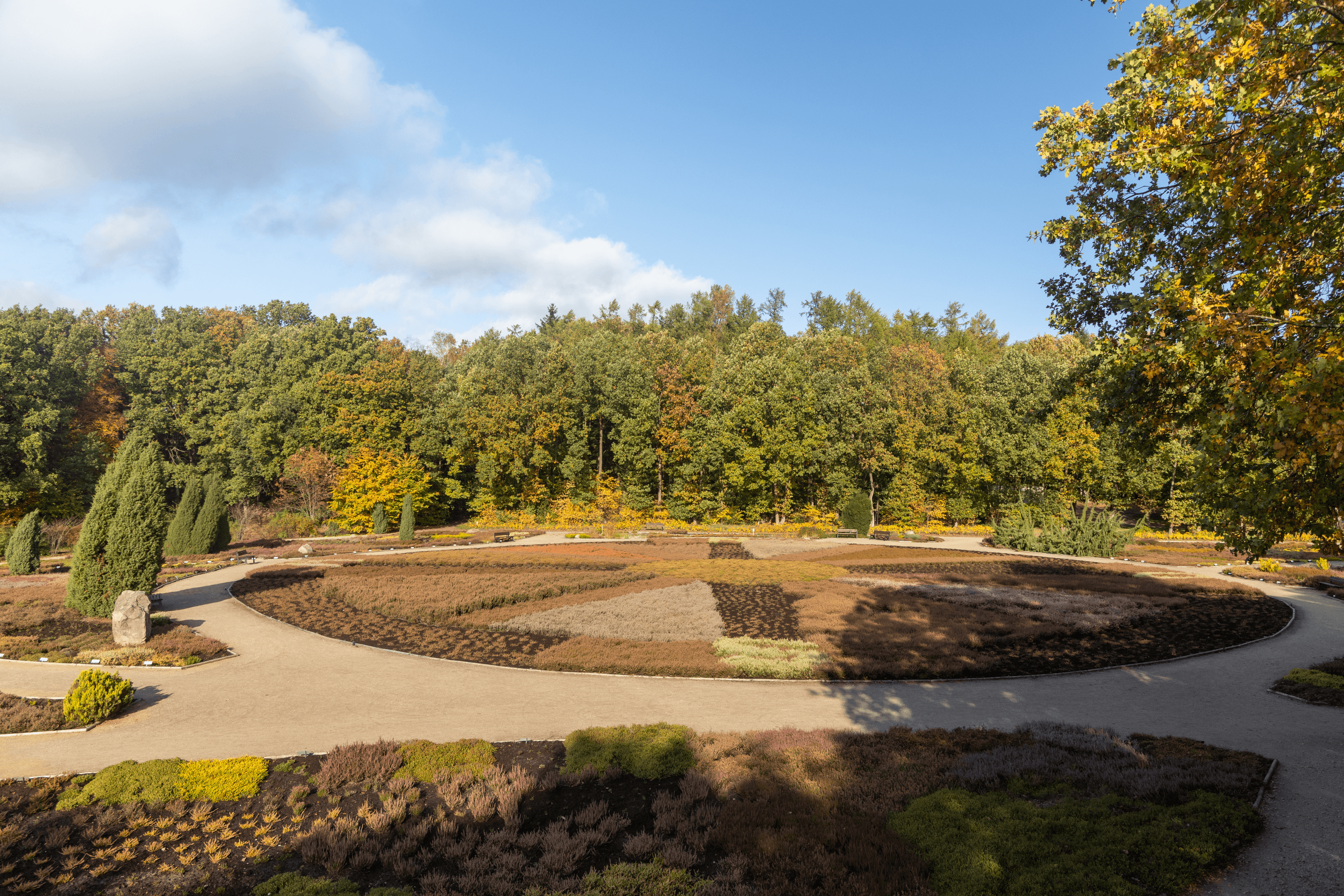 Heidegarten Schneverdingen im Herbst ist auch attraktiv