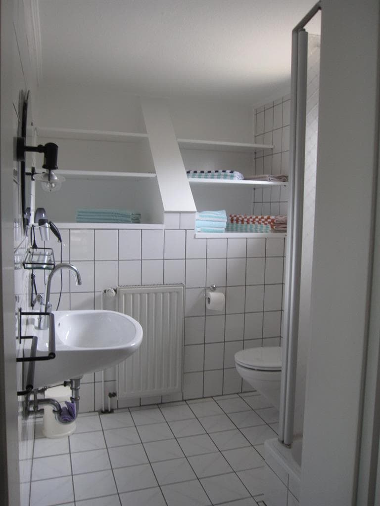Badezimmer in der Ferienwohnung Eckardt in Bispingen