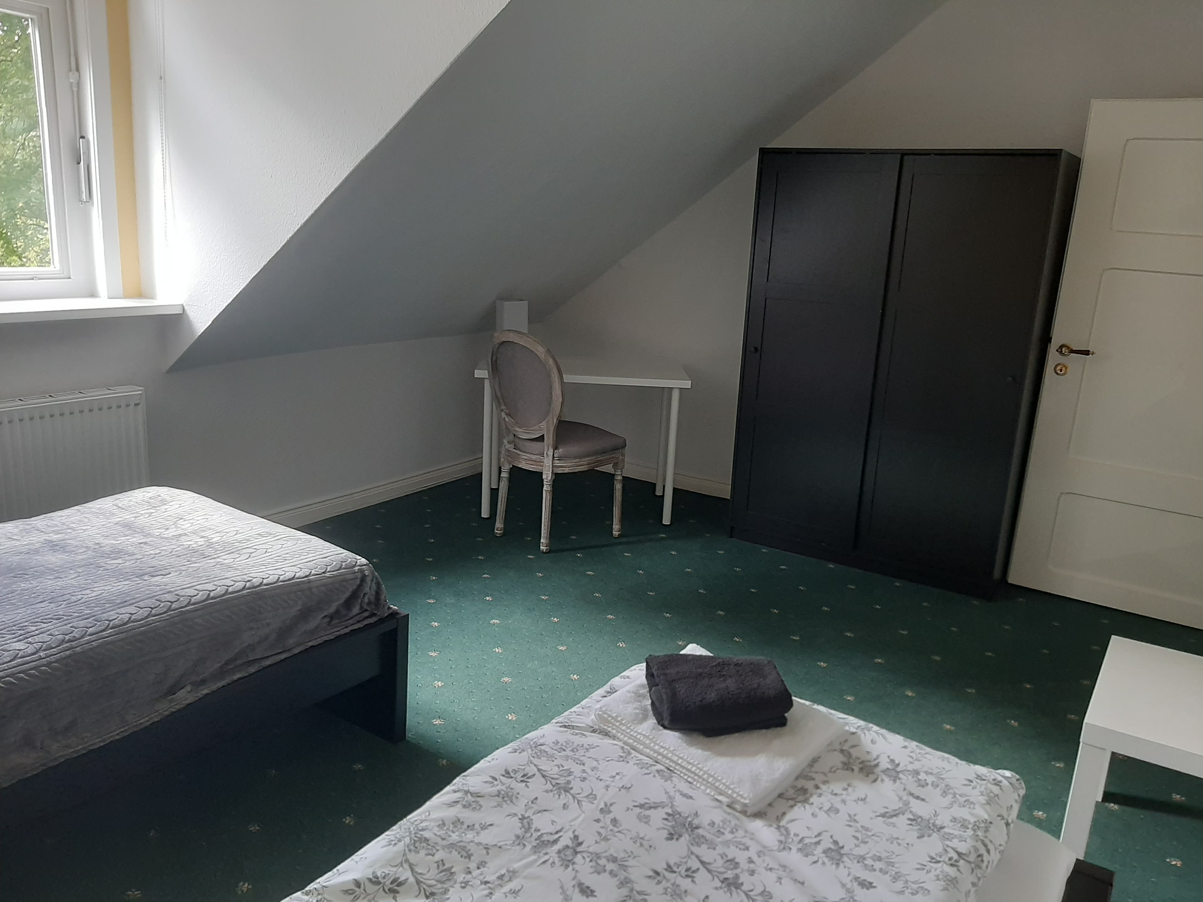 Zweibettzimmer in dem Herrenhaus in Suderburg