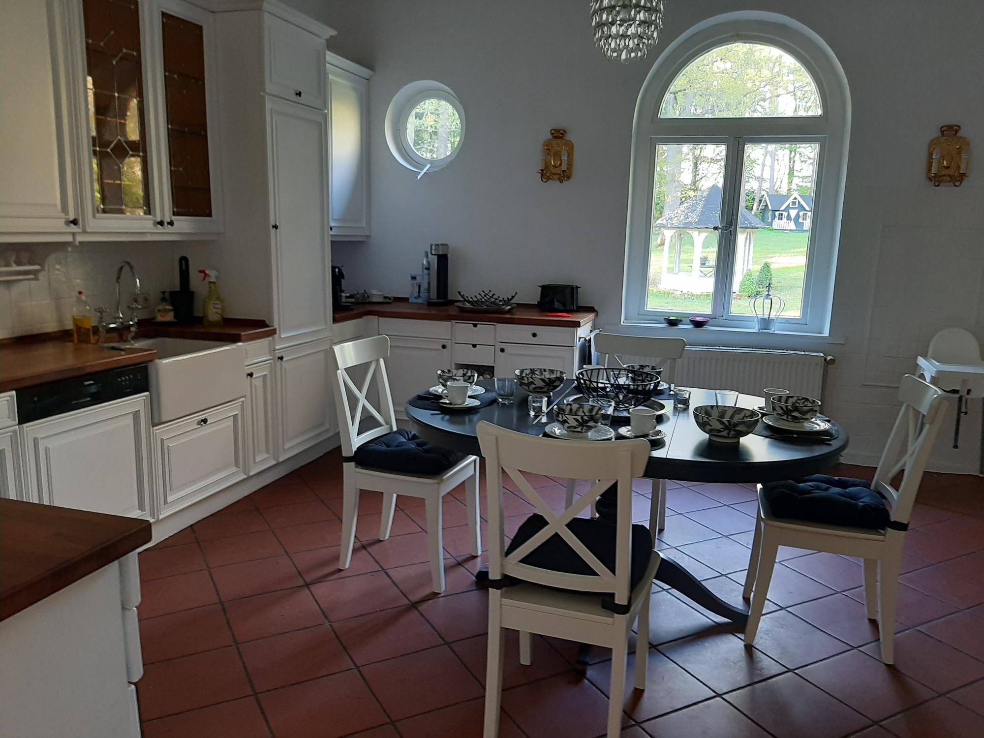 Küche in dem Herrenhaus in Suderburg