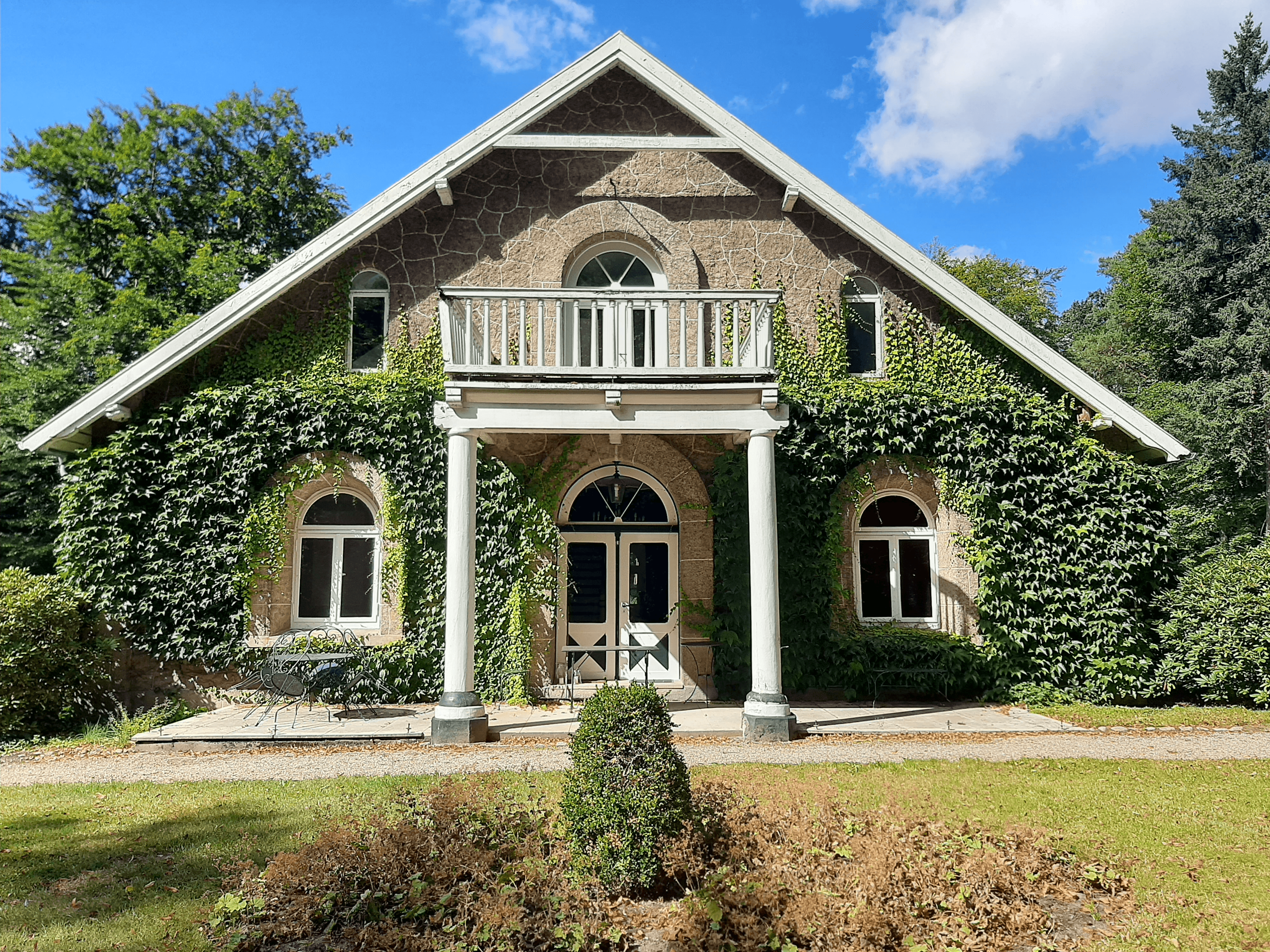 Rückansicht des Herrenhaus in Suderburg