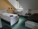 Schlafzimmer in dem Herrenhaus in Suderburg