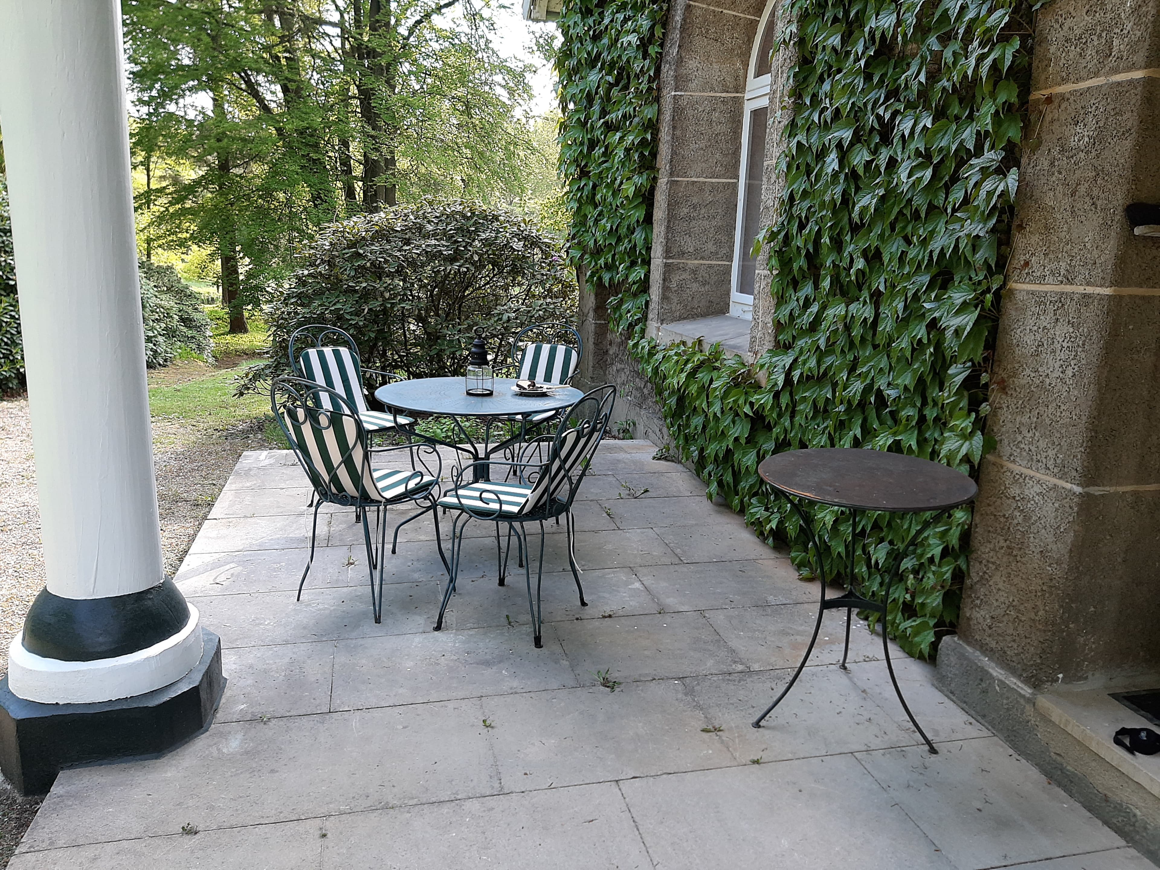 Terrasse am Herrenhaus in Suderburg