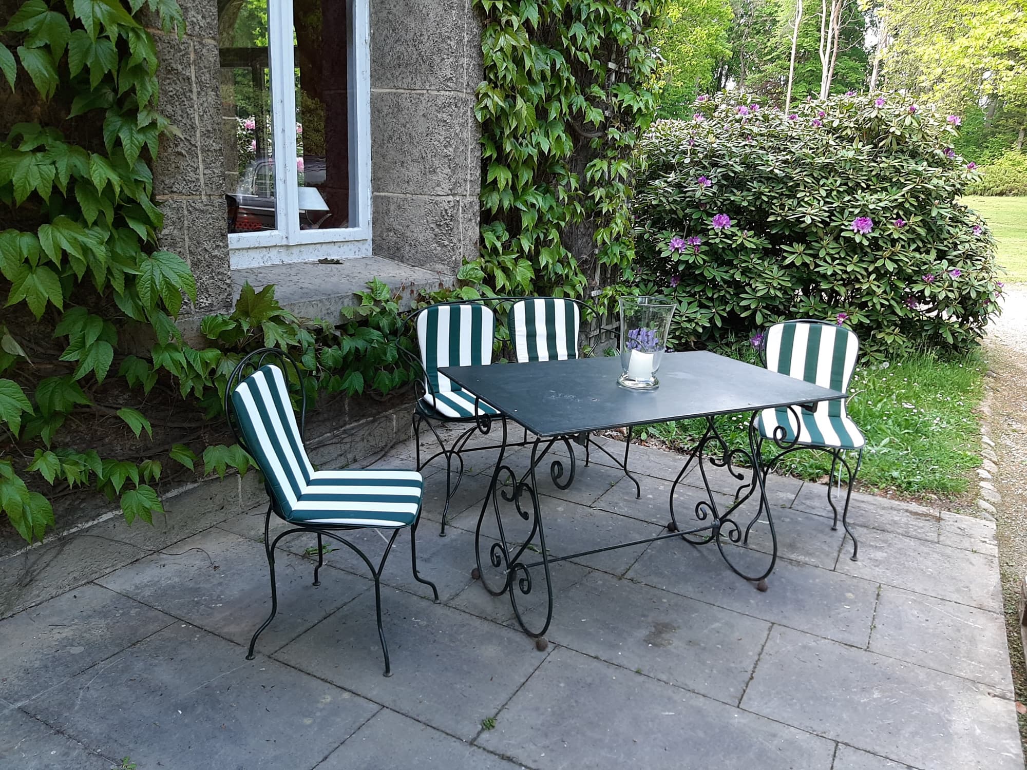 Terrasse am Herrenhaus in Suderburg