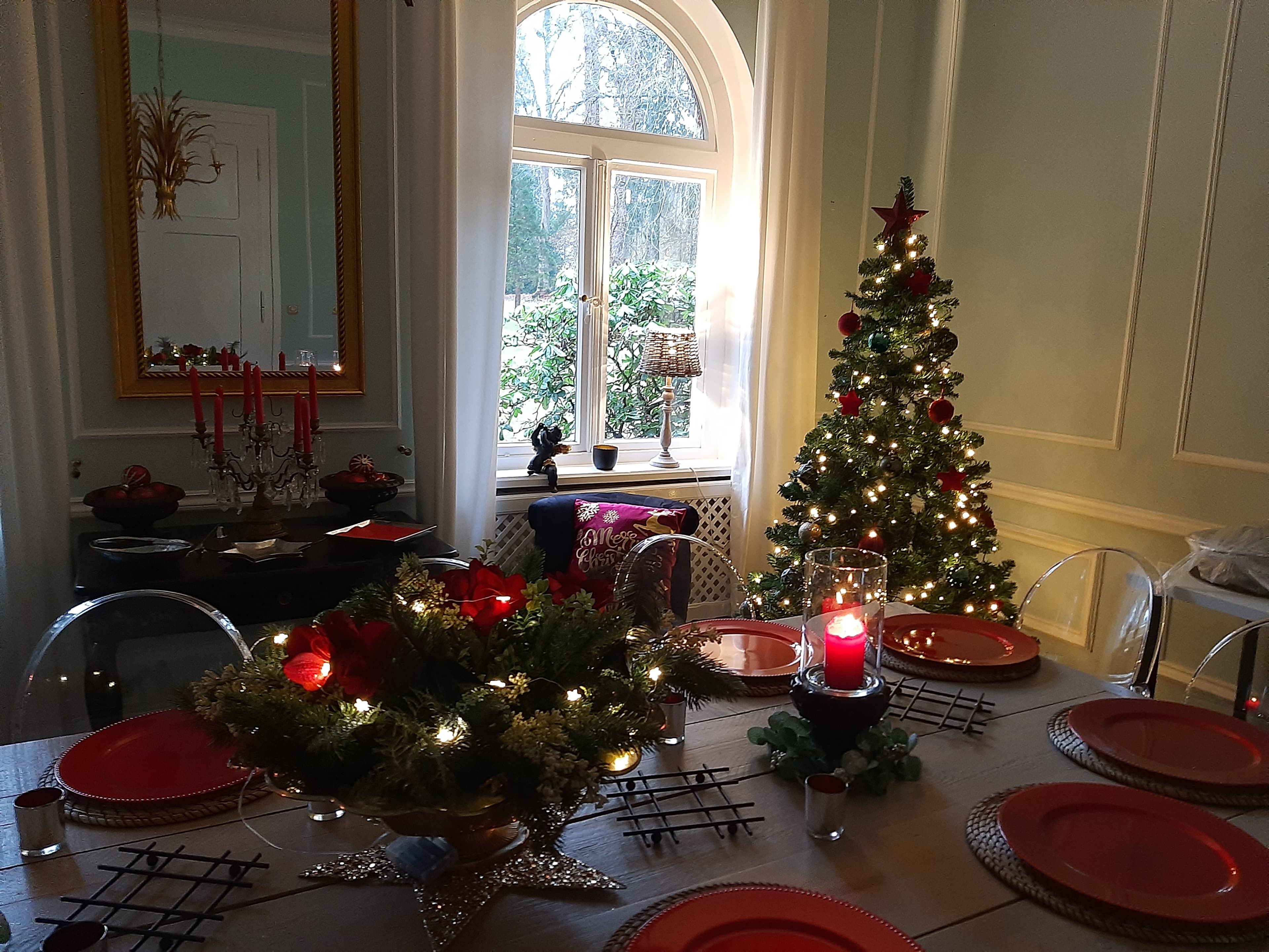 Weihnachten in dem Herrenhaus in Suderburg