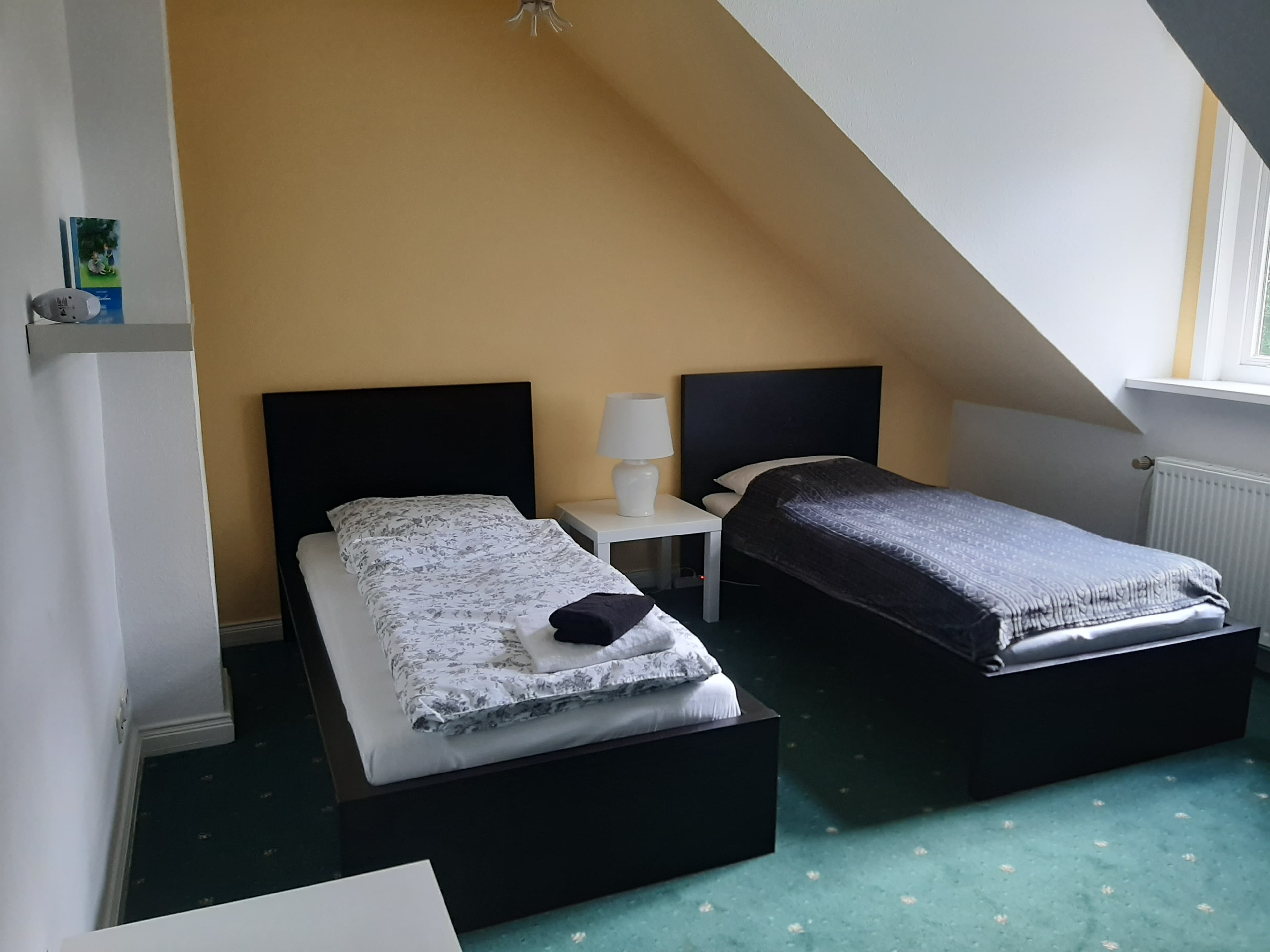 Zweibettzimmer in dem Herrenhaus in Suderburg