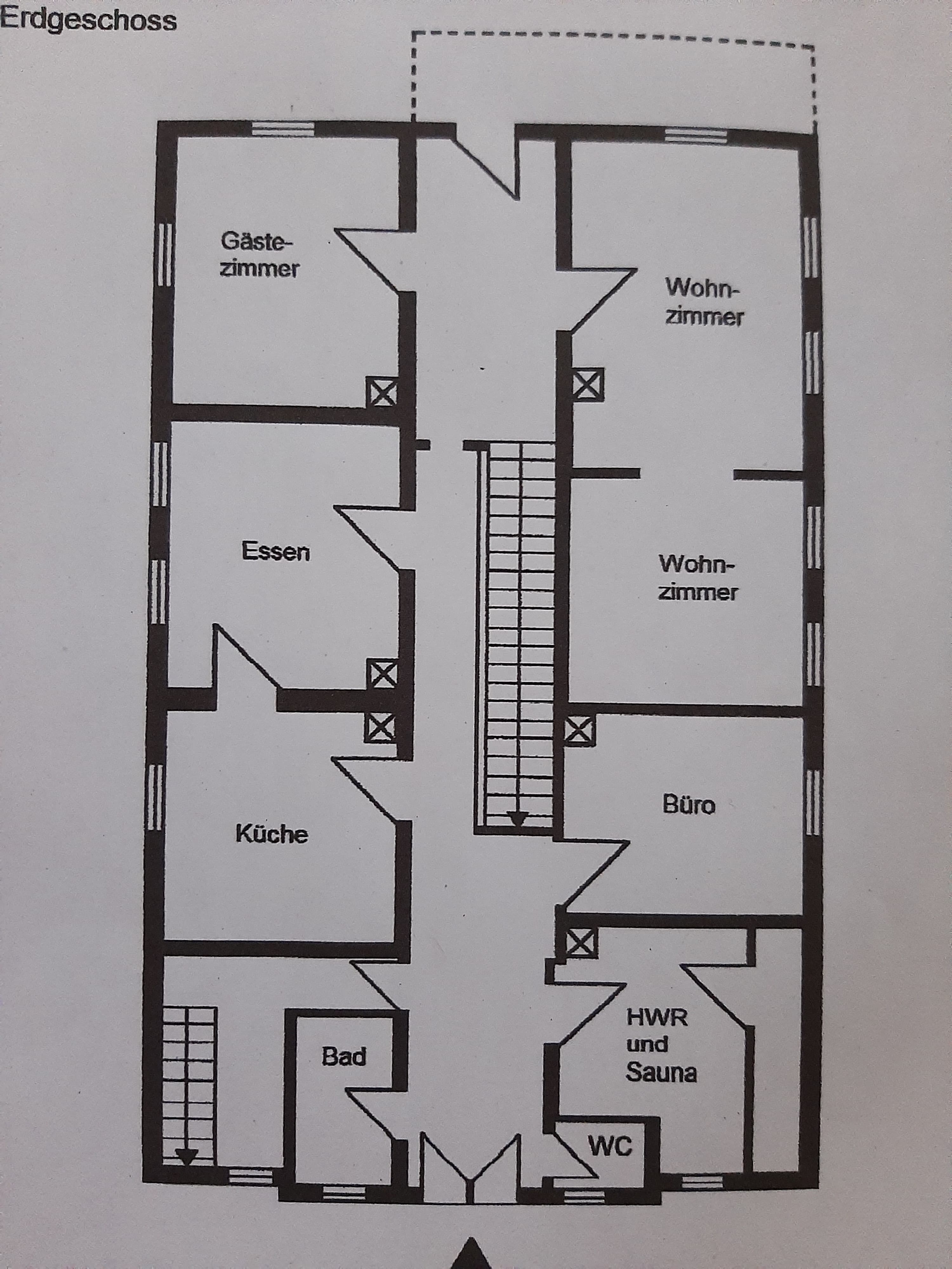 Grundriss des Herrenhaus in Suderburg