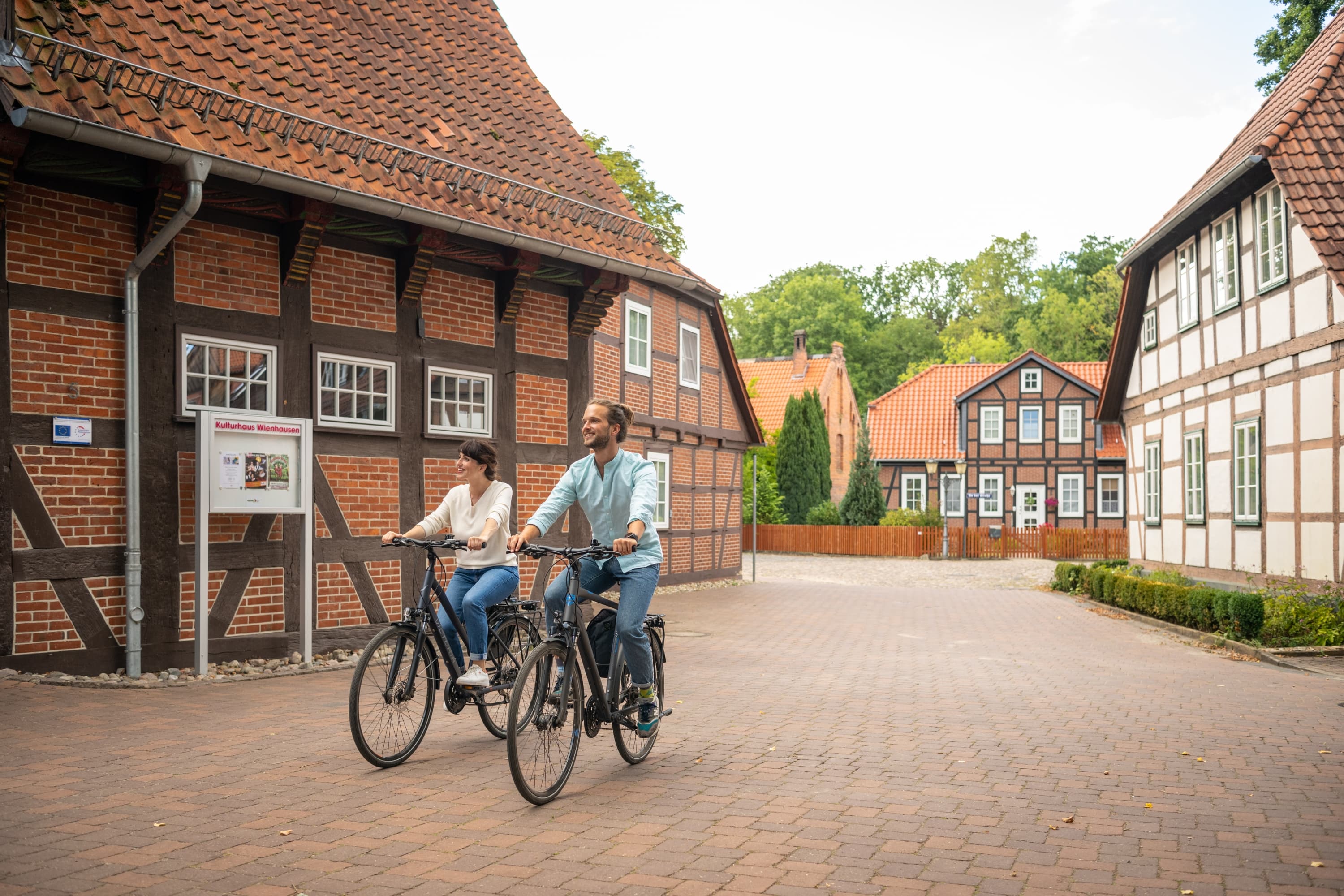 Fahrradfahren durch Wienhausen