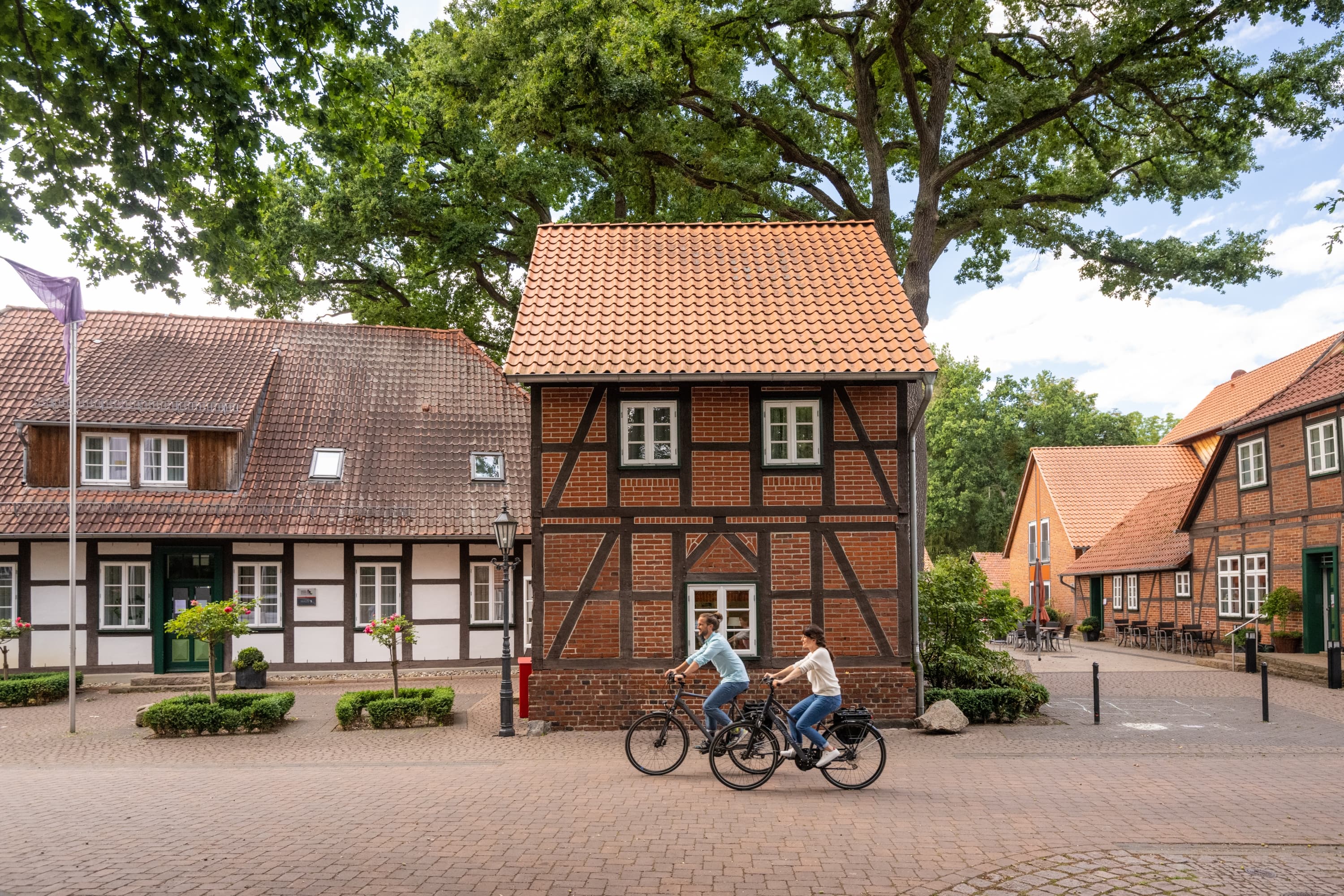 Fahrradfahren durch Wienhausen