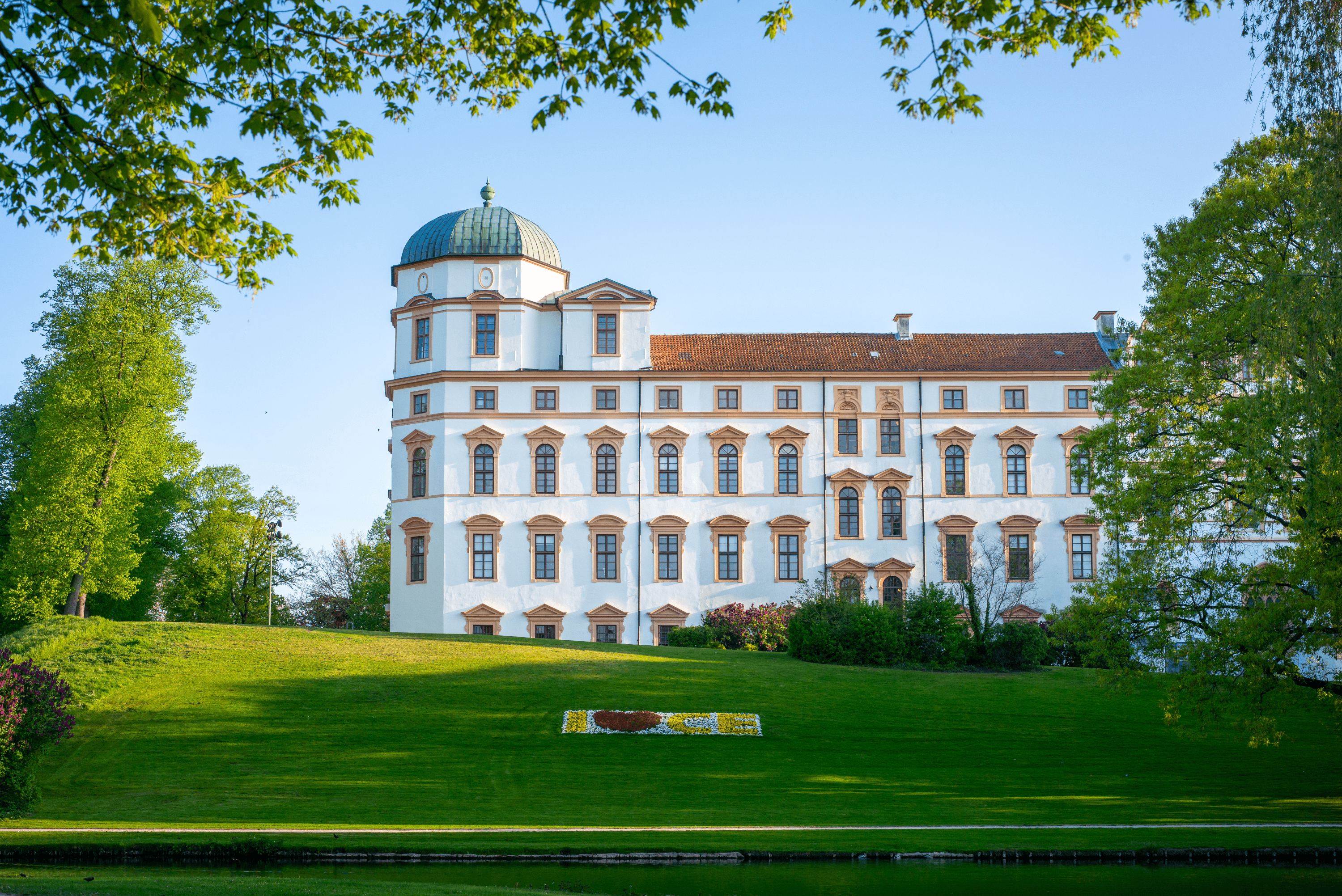Das Schloss Celle von der Seite