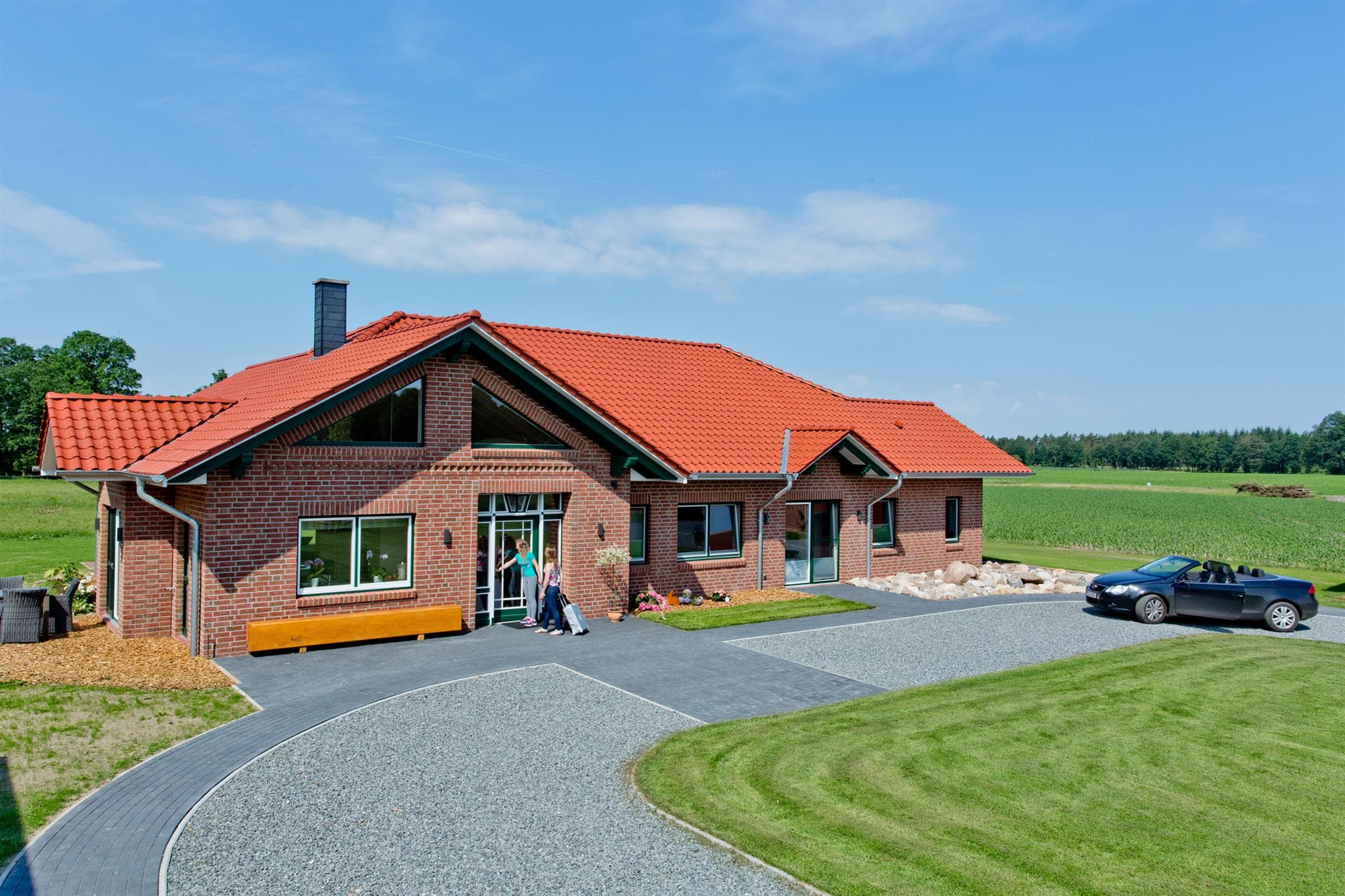 Hausansicht Mein Heide Landhaus