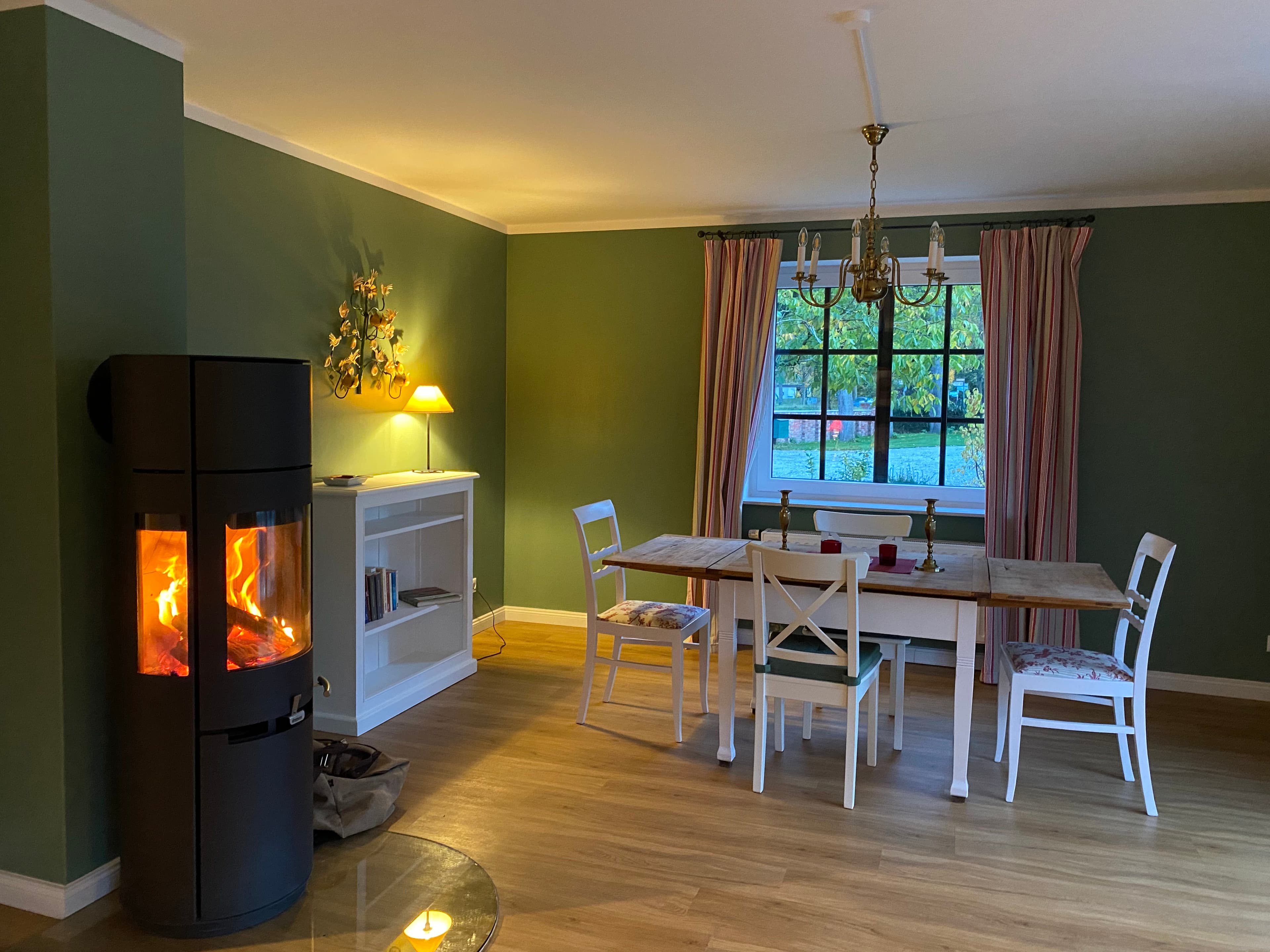 Esszimmer Kamin Ferienhaus Bothmer Schwarmstedt