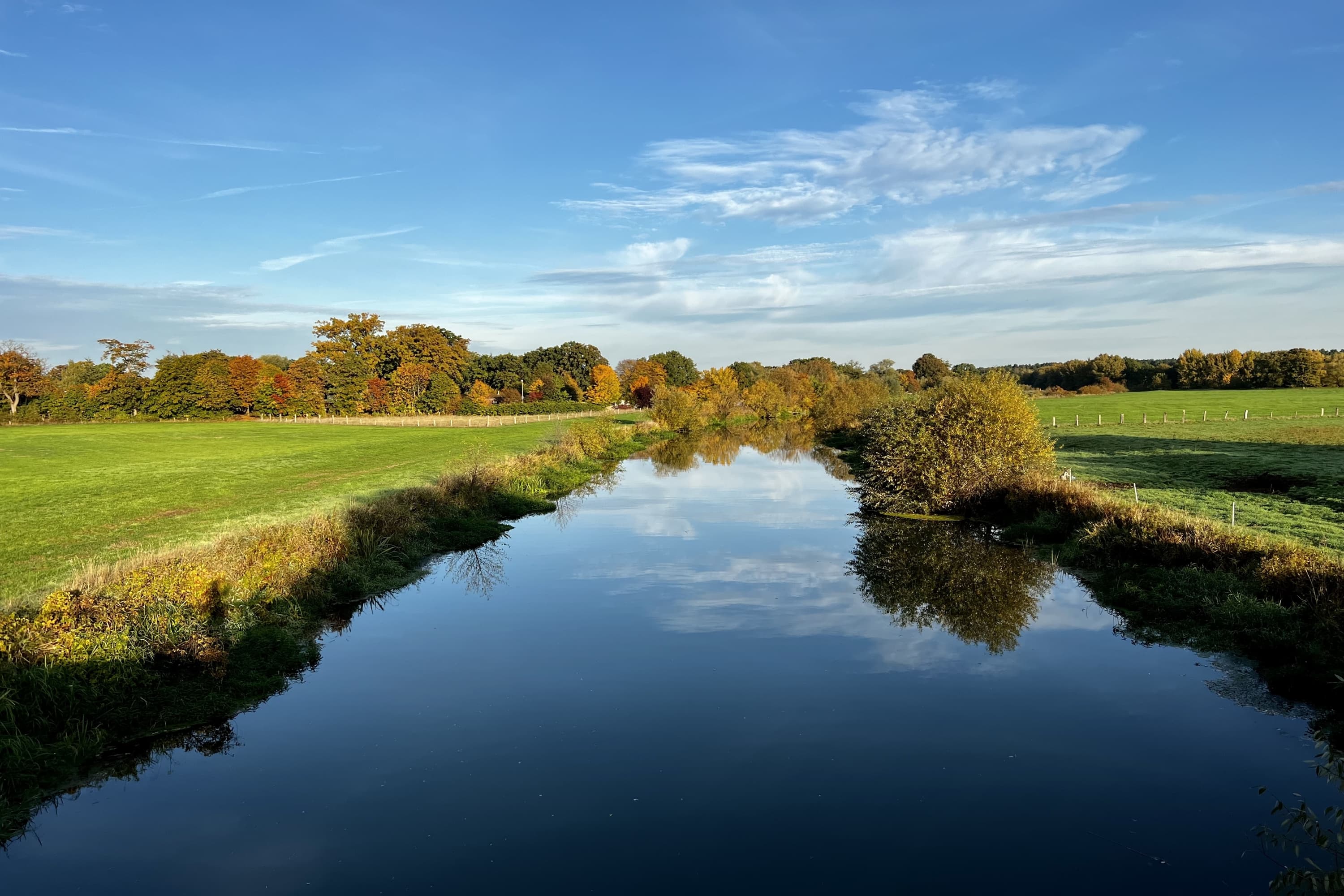 Aller in Altencelle im Herbst Südheide
