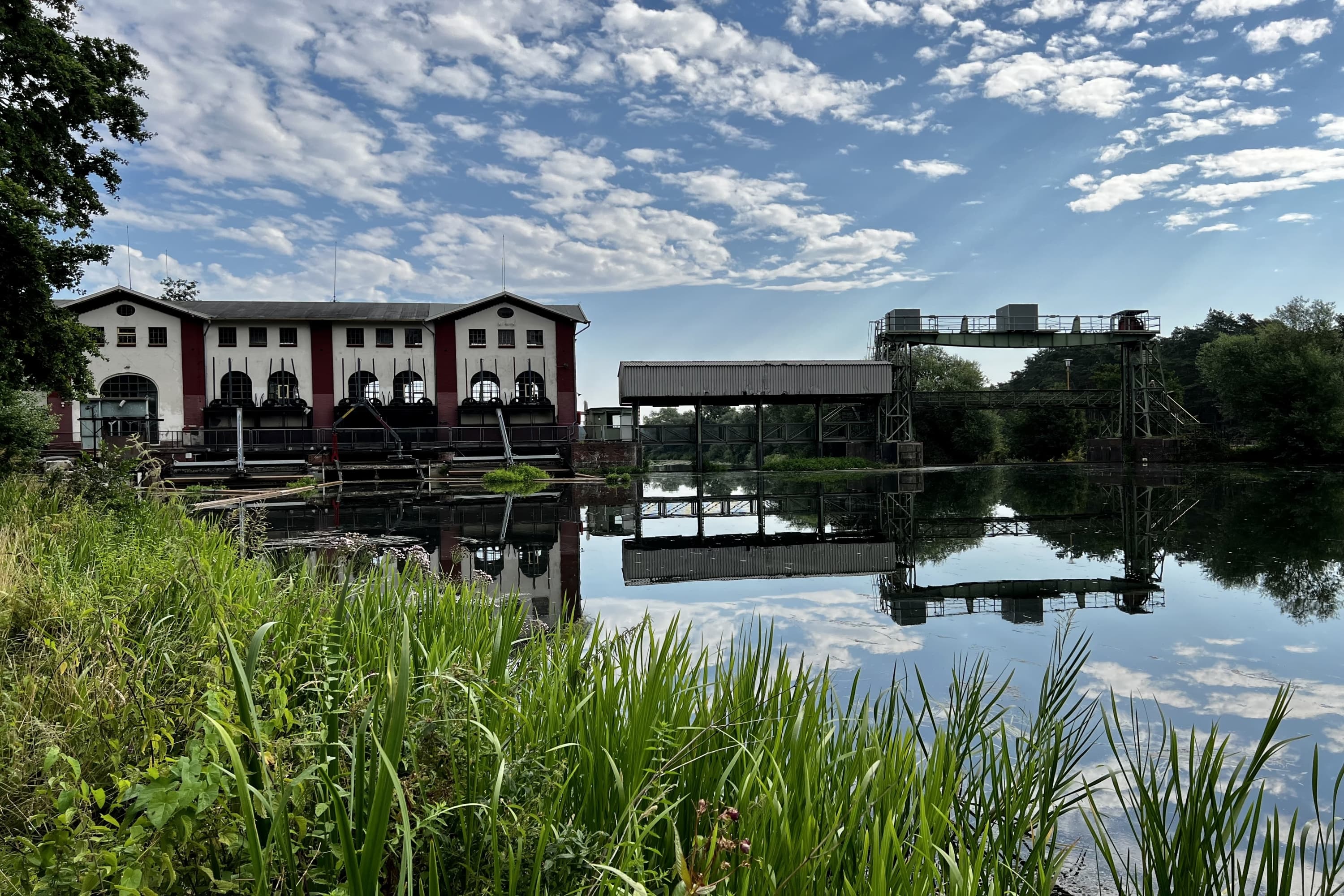 An der Schleuse in Oldau bei Hambühren