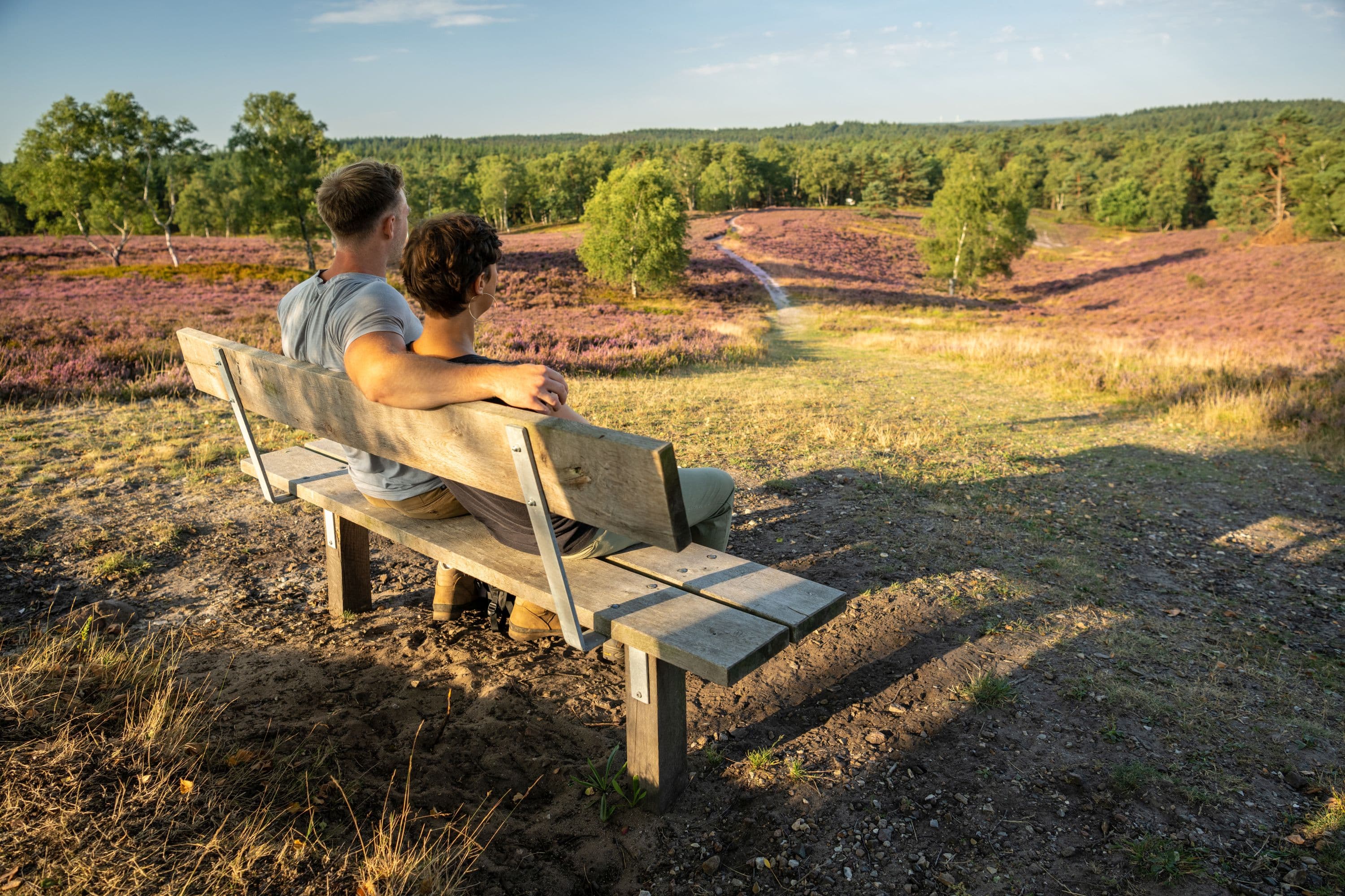 Rast bei der Wanderung auf dem Brunsberg