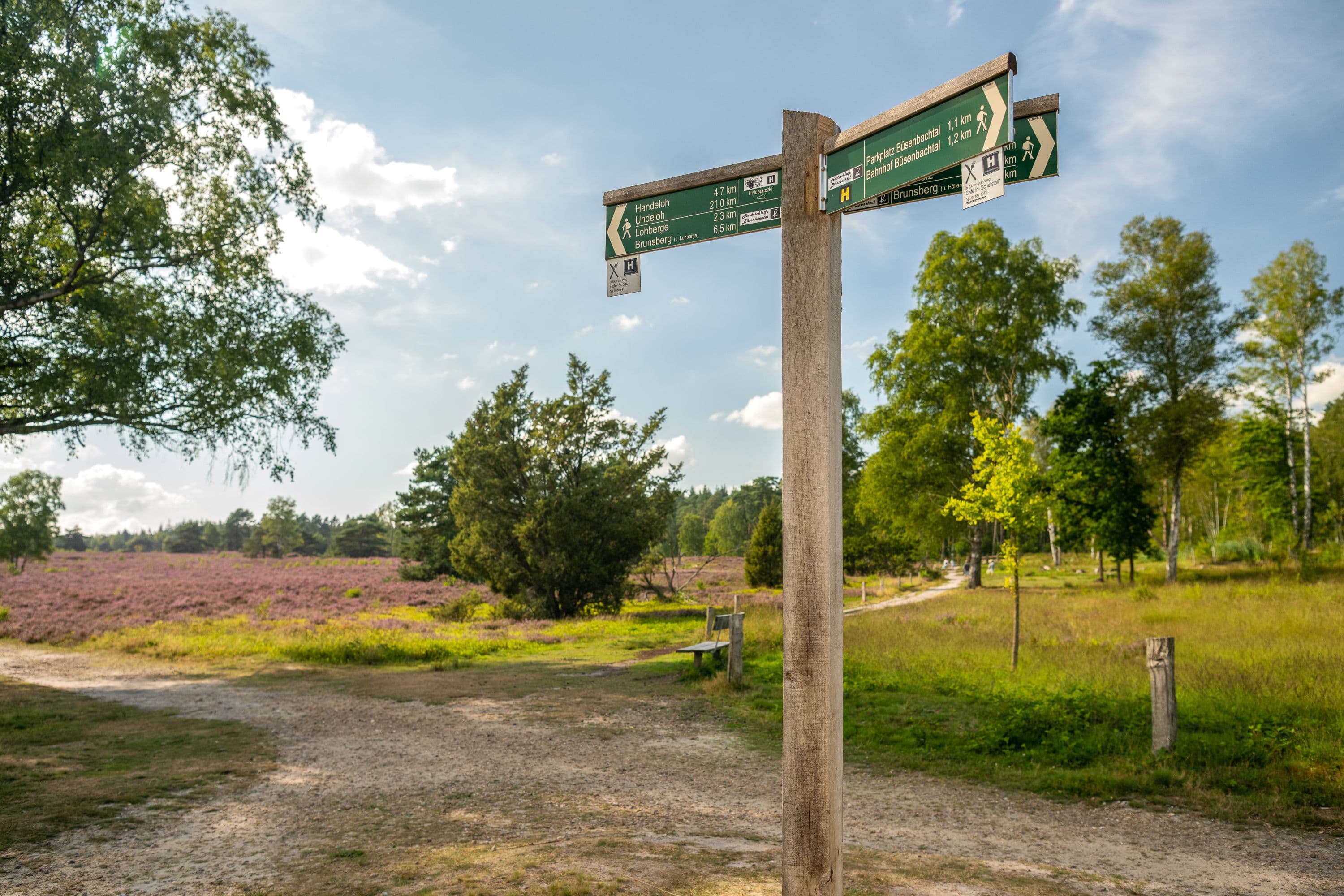 Büsenbachtal Handeloh Wegweiser