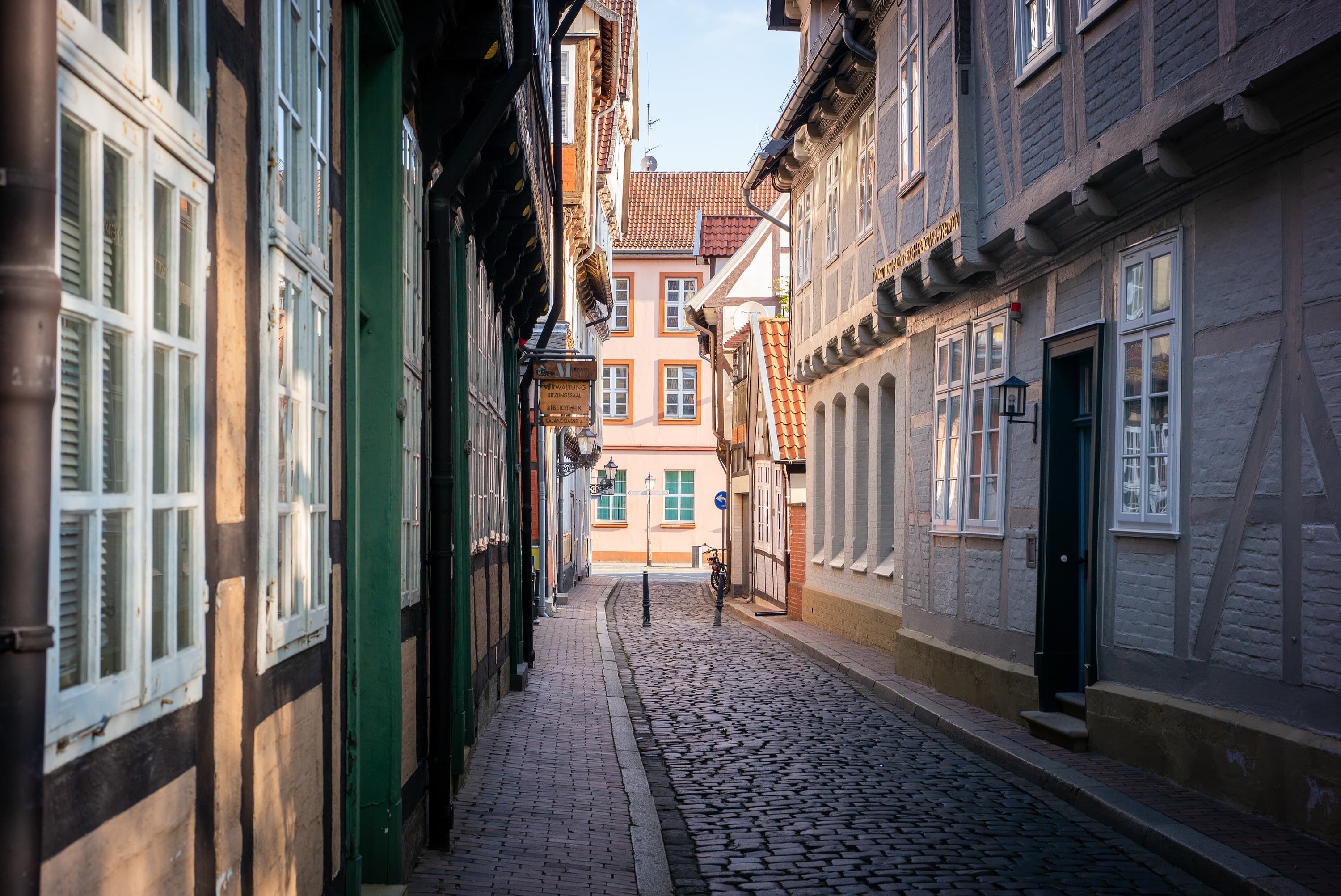 In der Fachwerkstadt Celle