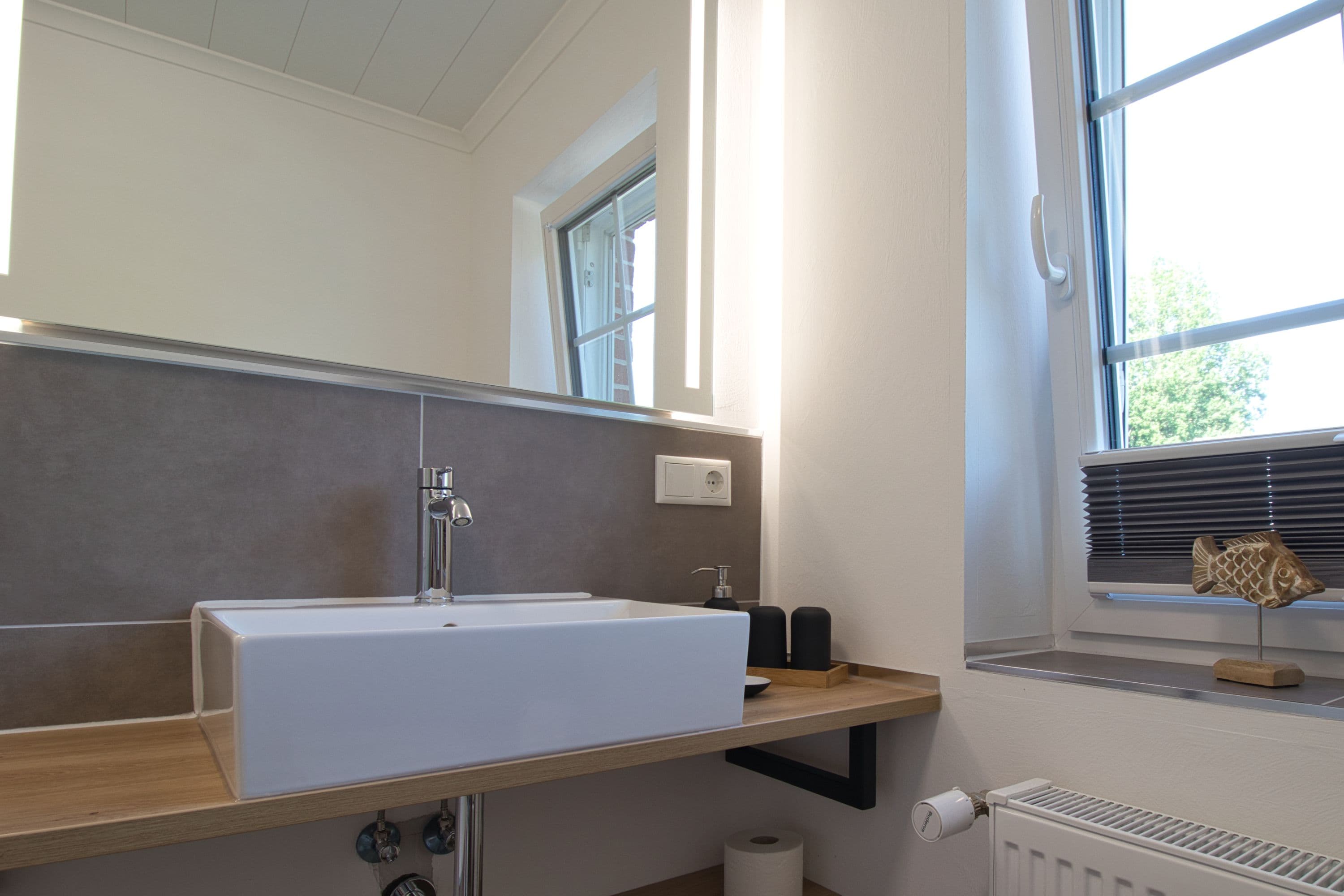 Badezimmer in der Ferienwohnung TraumZeit Müden Örtze