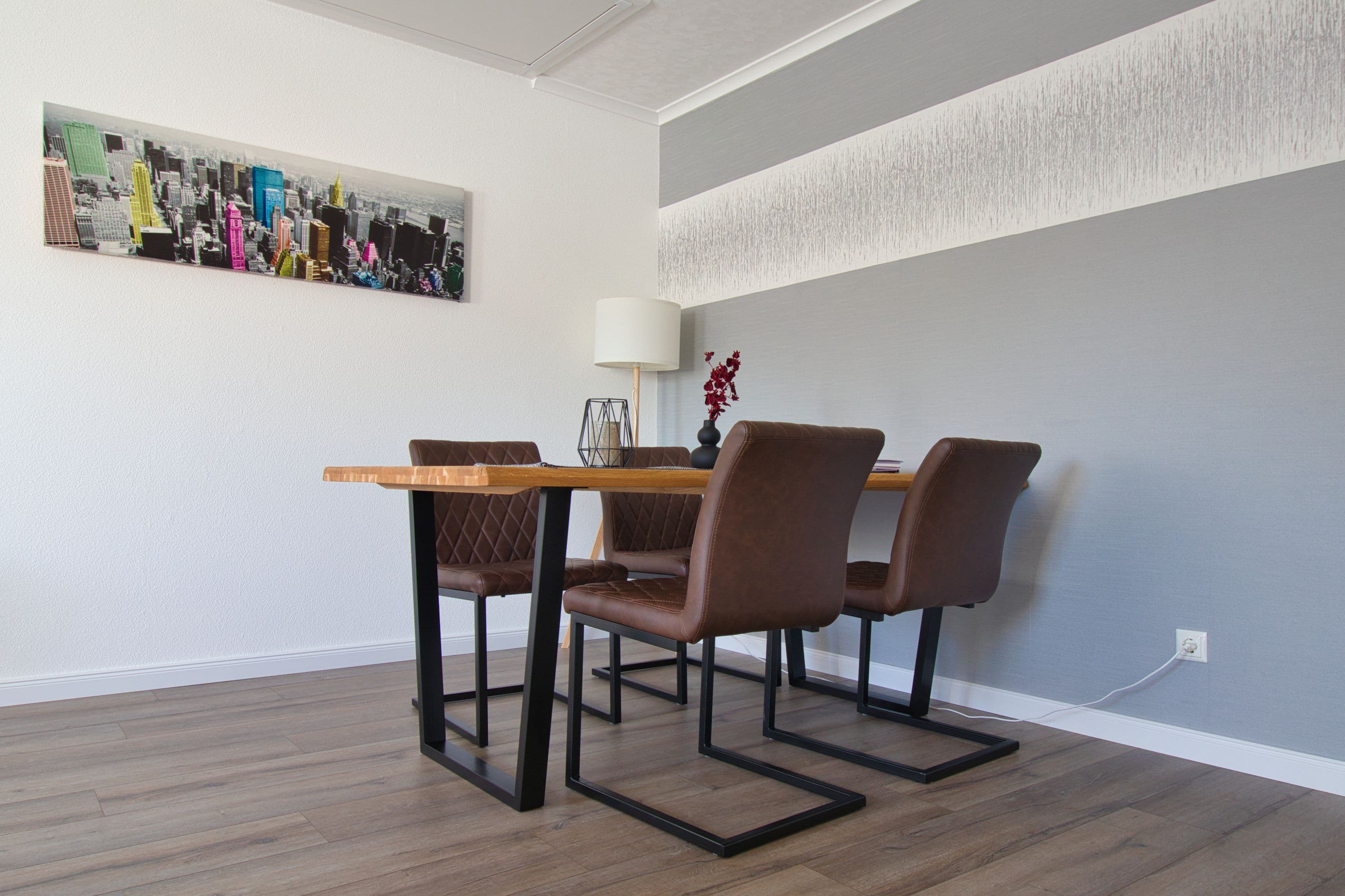 Essecke in der Ferienwohnung TraumZeit Müden Örtze