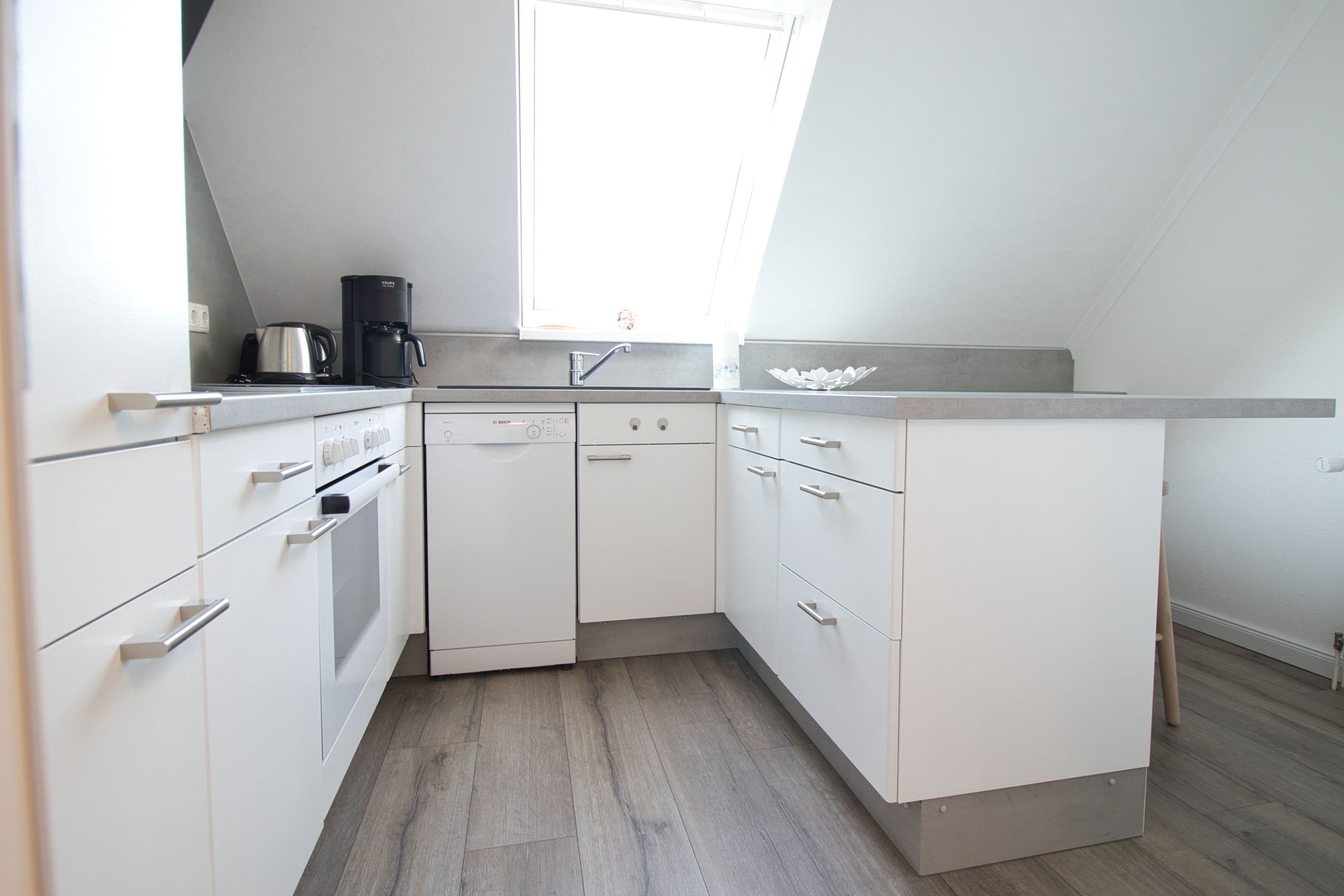 Küche in der Ferienwohnung TraumZeit Müden Örtze