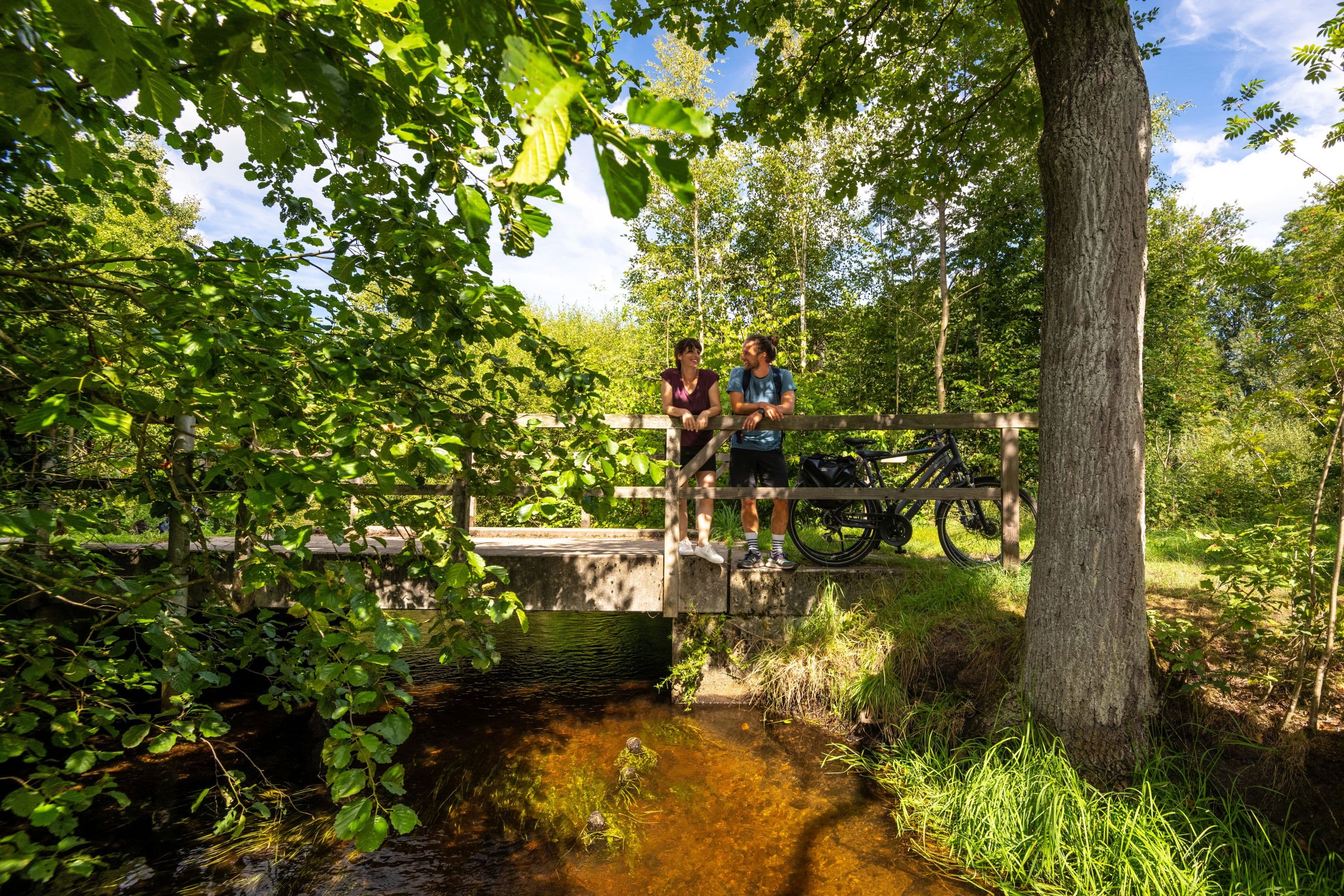 Radfahren an der Lutter