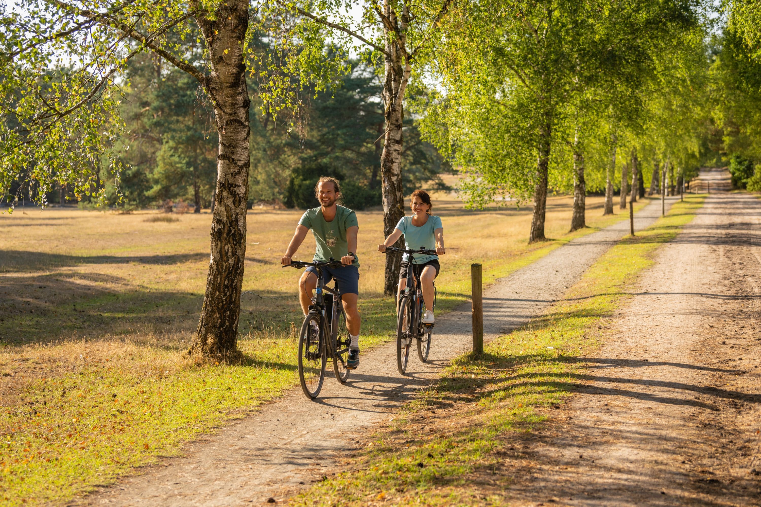 Fahrradfahren in der Misselhorner Heide