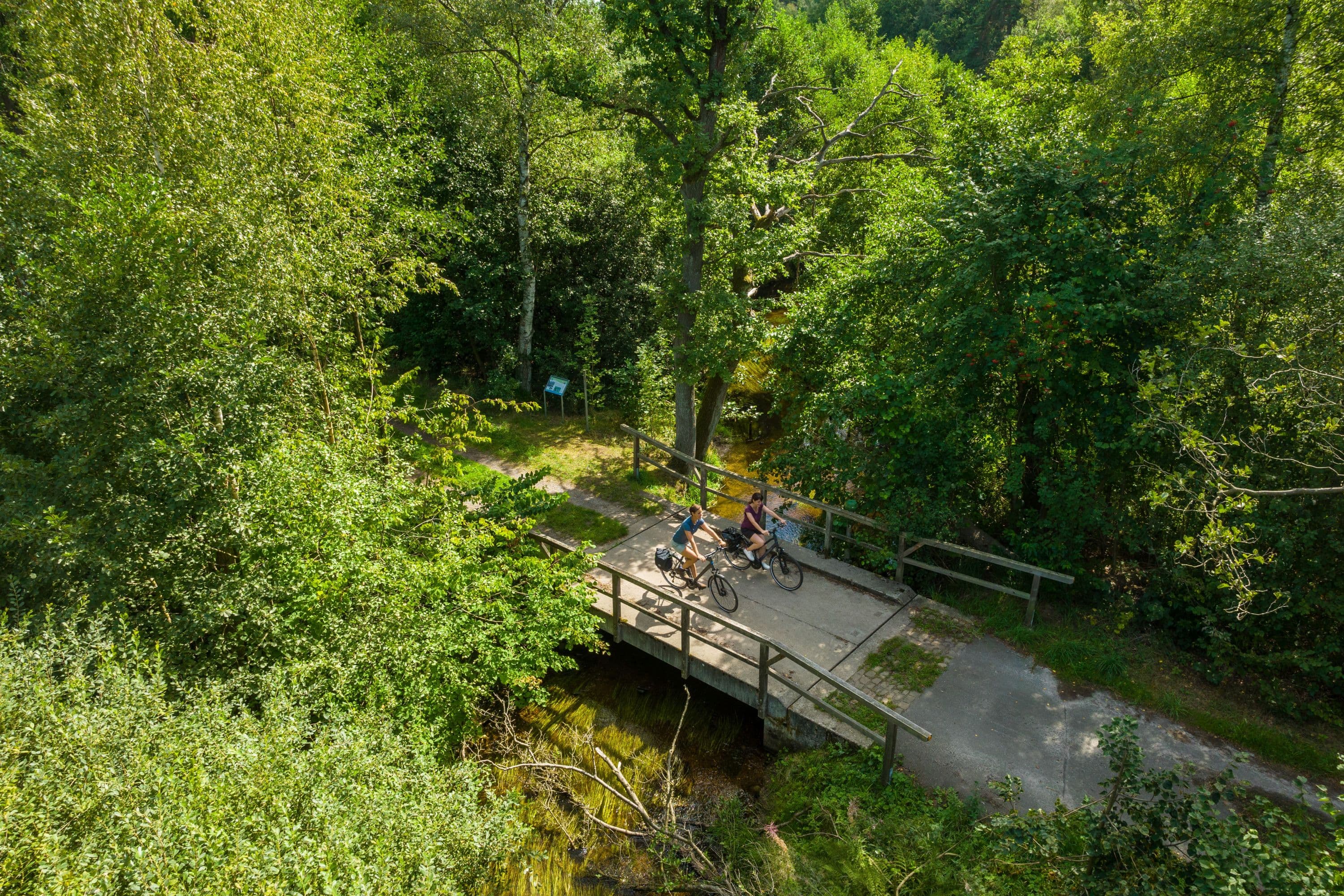 Fahrradfahren an der Lutter