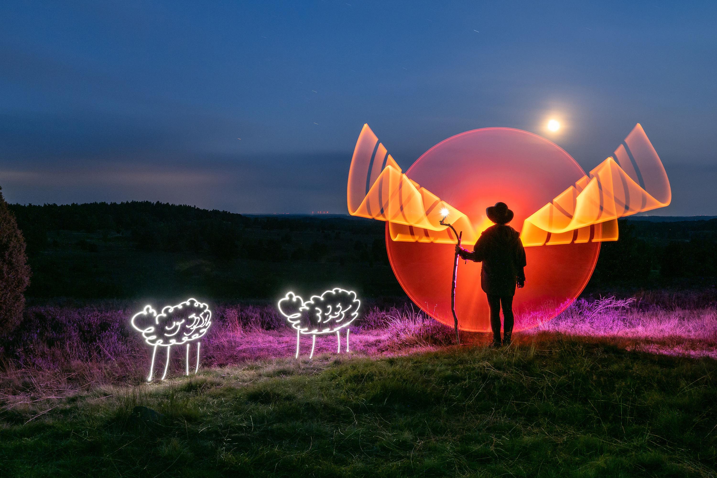 InstaMeet Lüneburger Heide: Entdecke die Magie des Lightpaintings