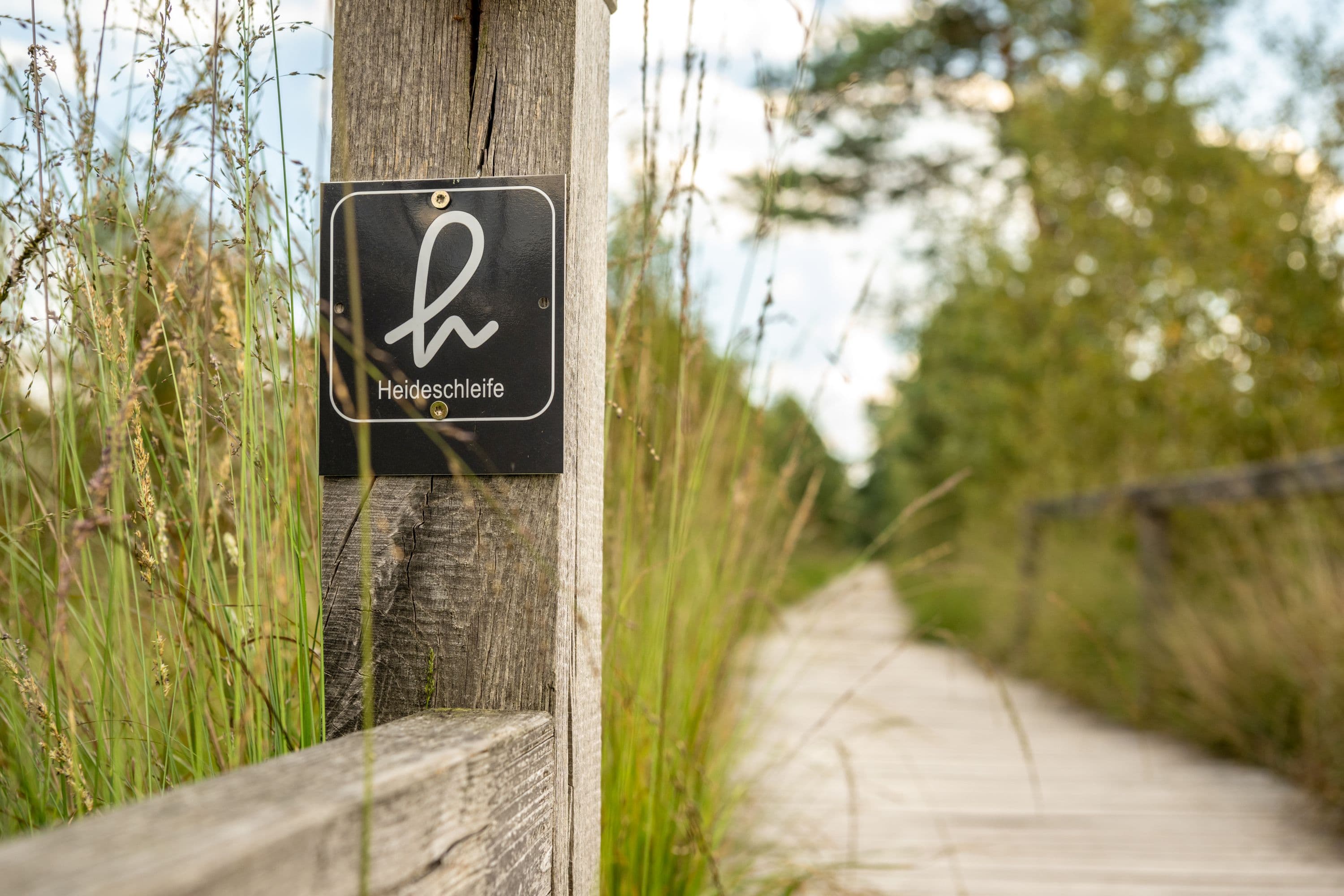 Wanderweg Heideschleife Pietzmoor Schneverdingen Beschilderung