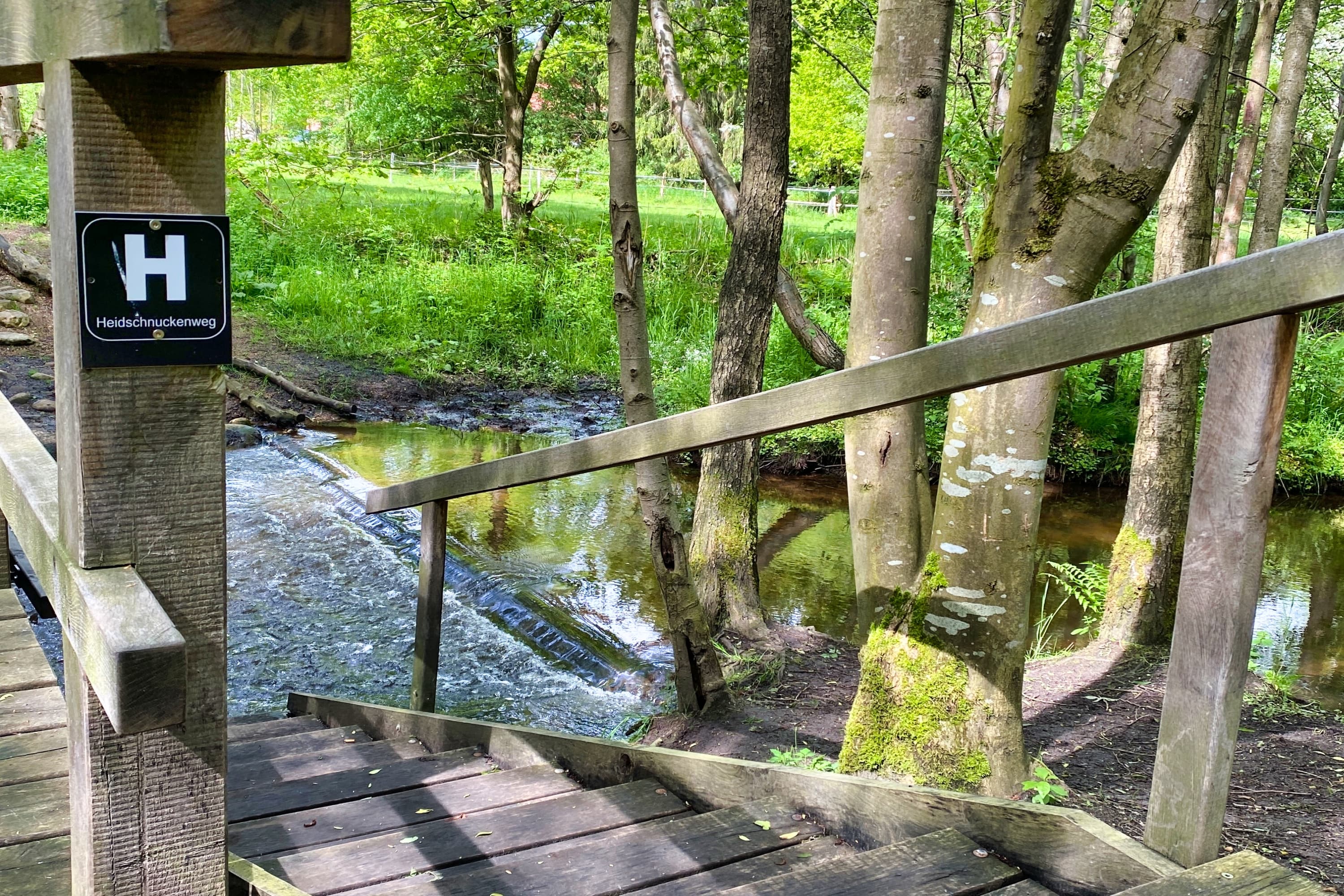 An der Wassertretstelle in Wietzendorf