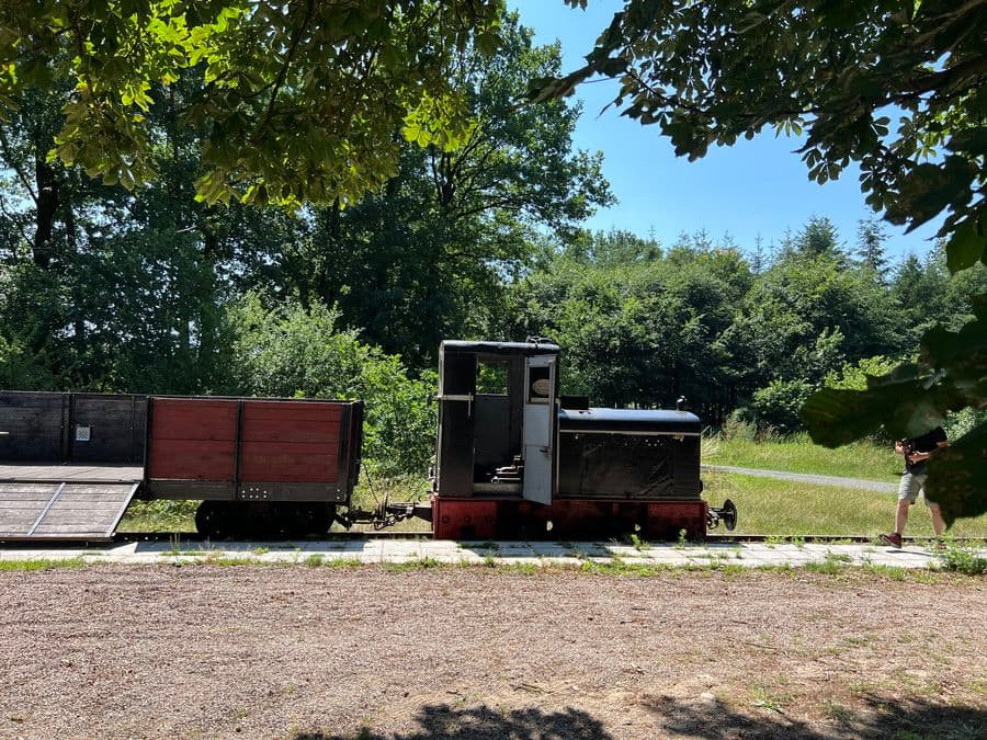 Lok der Böhmetal Kleinbahn