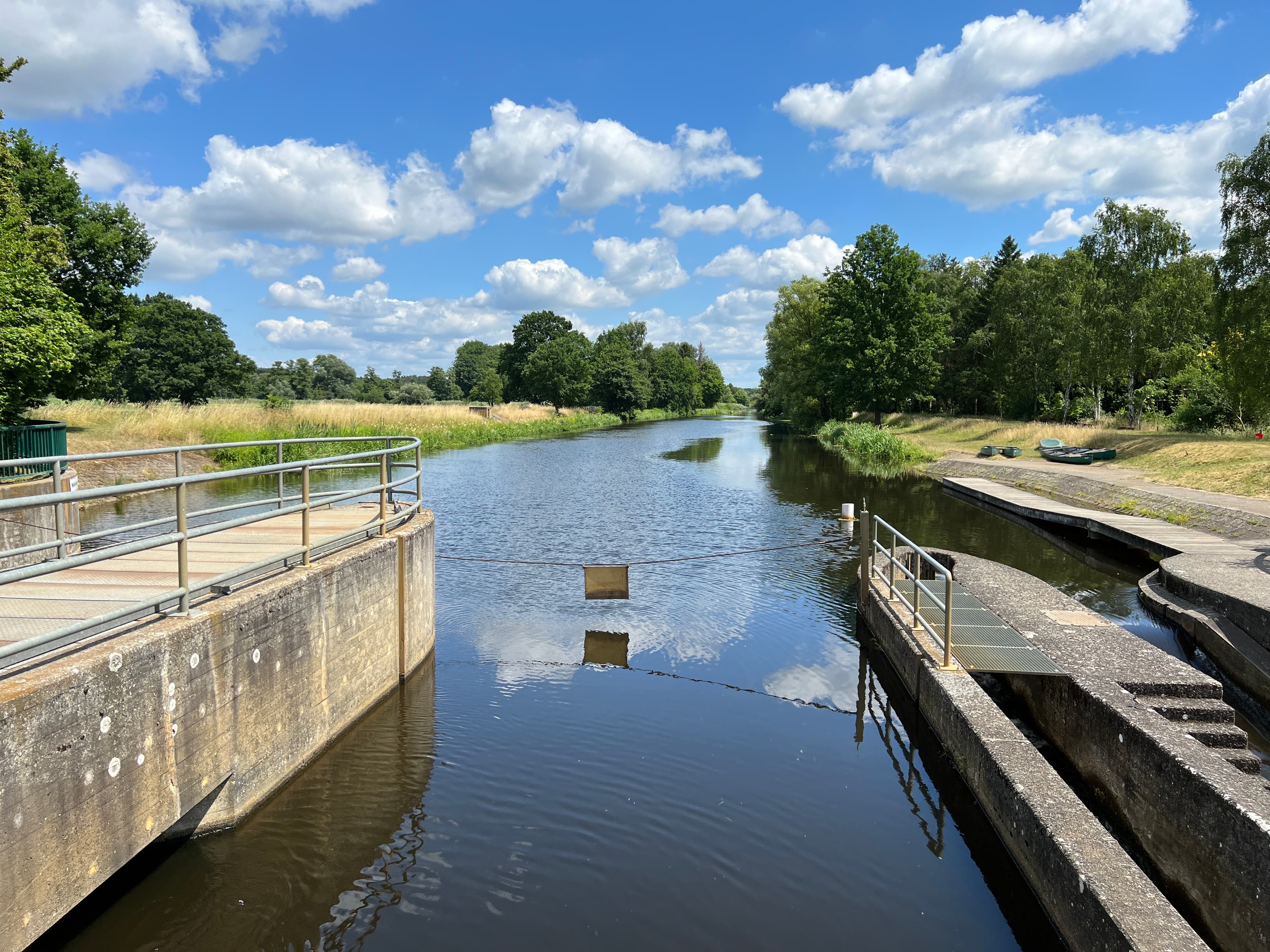 Die aller schleuse bei langlingen