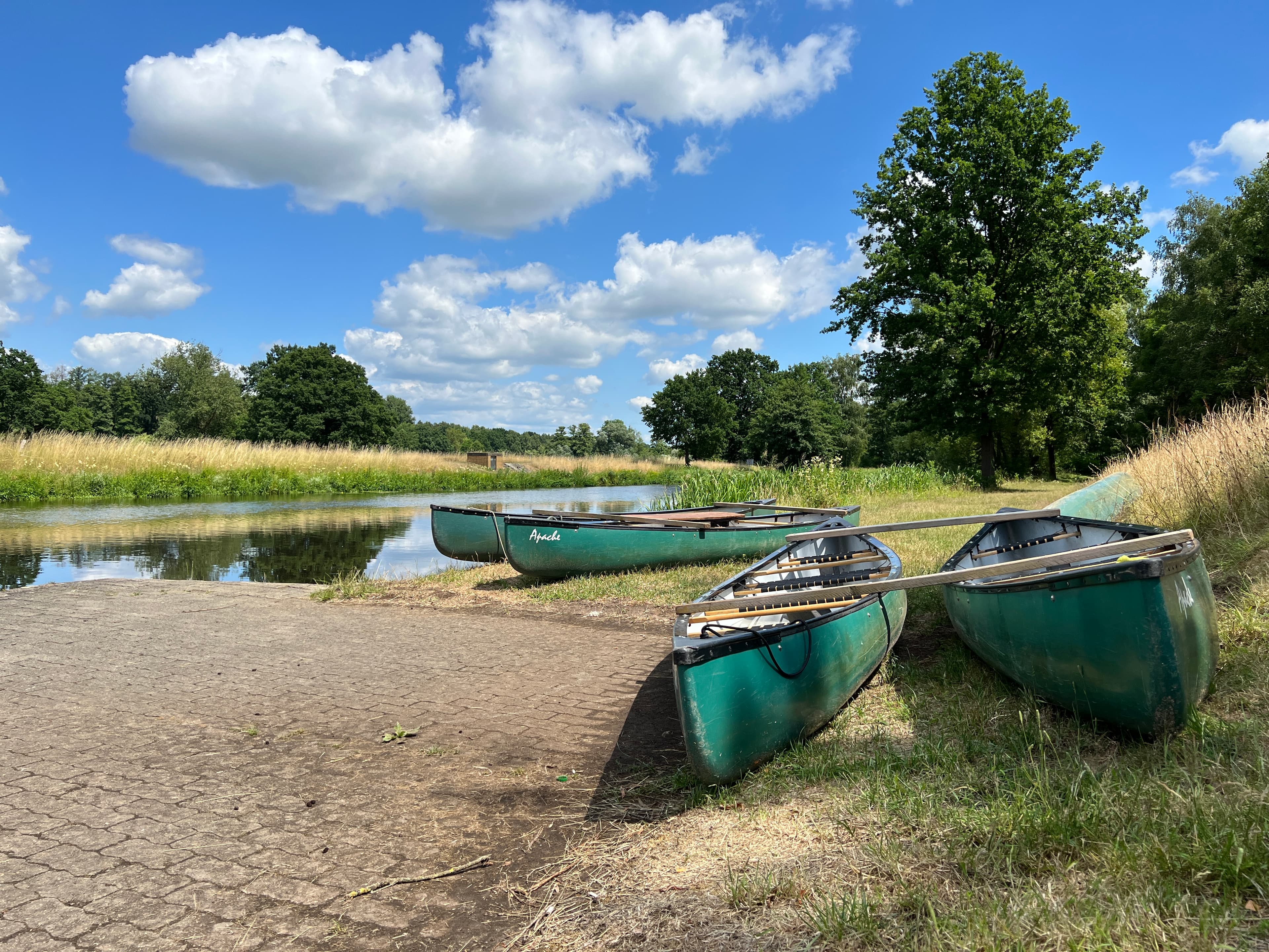 Bootsanleger an der Aller bei Langlingen