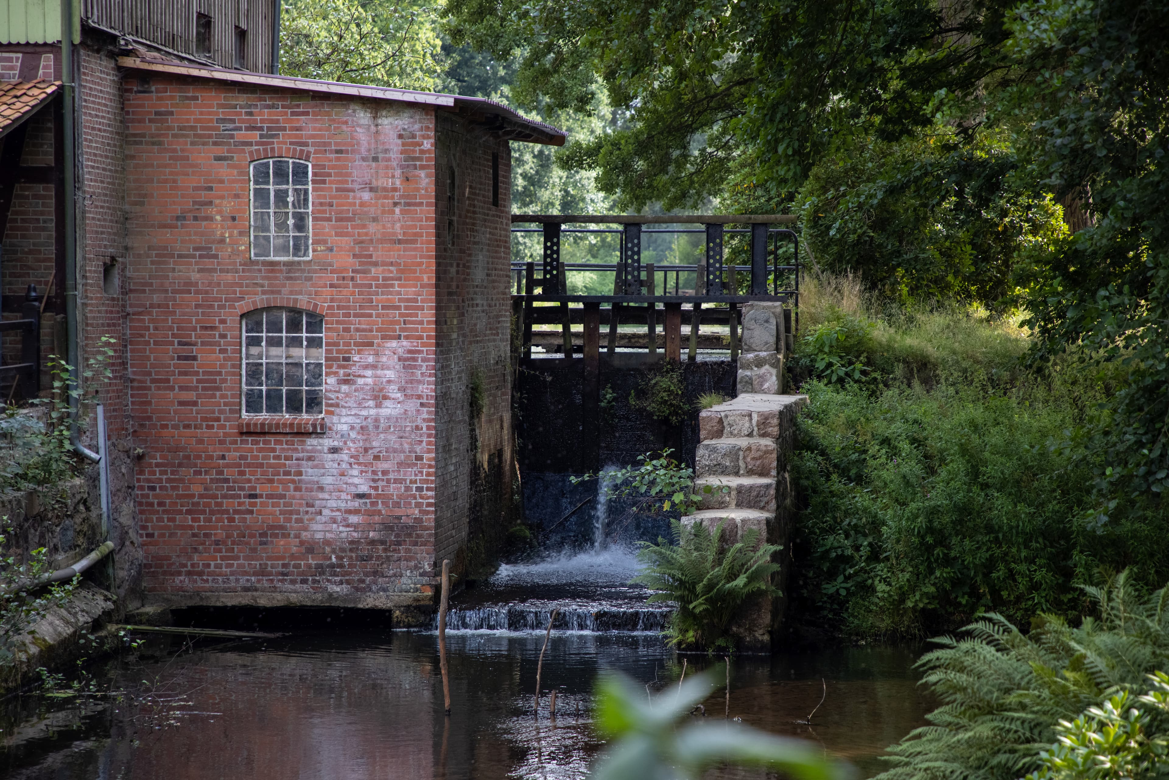 Hof Sudermühlen in Egestorf mit der Mühle