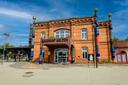 Hundertwasser Bahnhof Uelzen von vorne