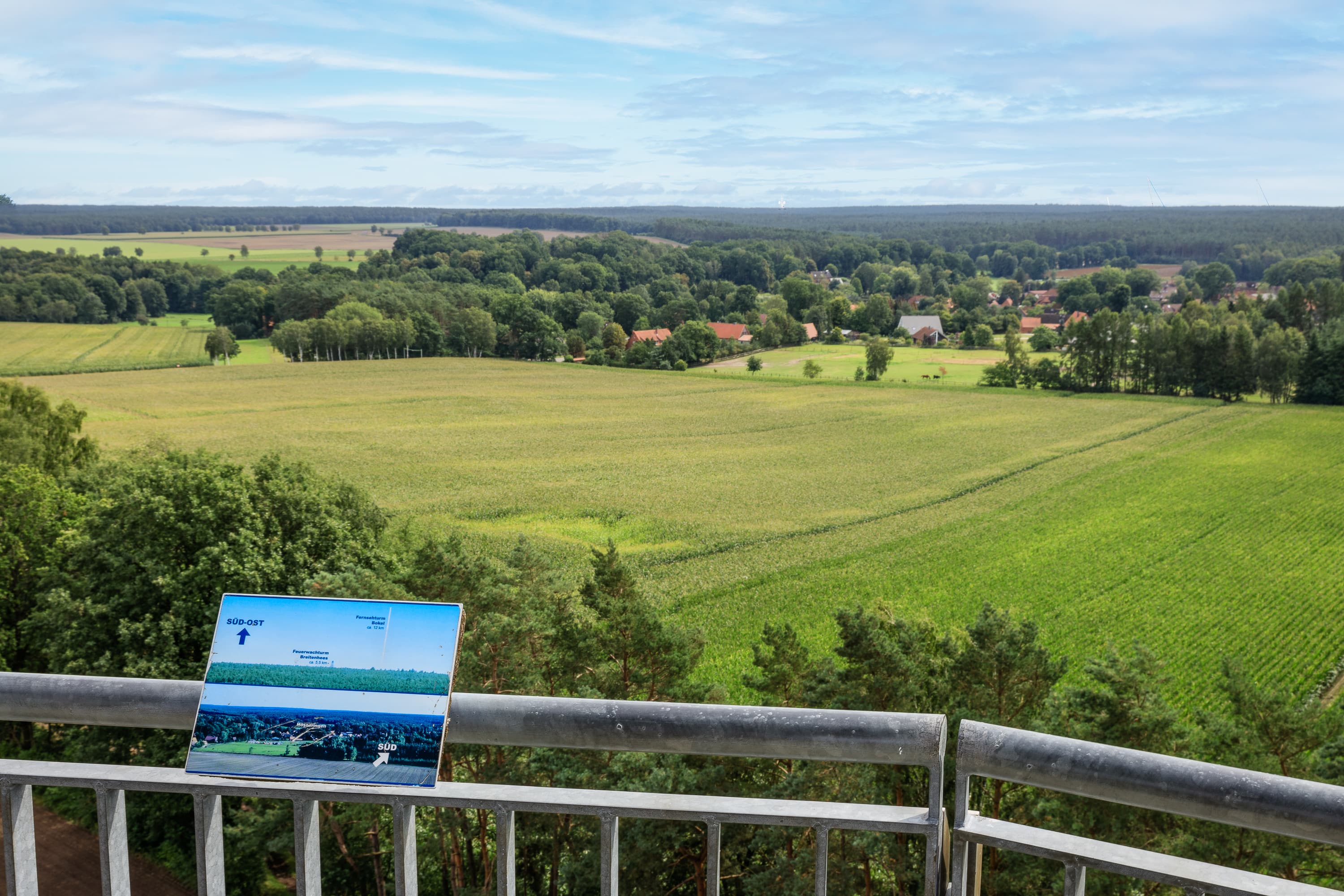 Blick vom&nbsp;Aussichtsturm Hösseringen